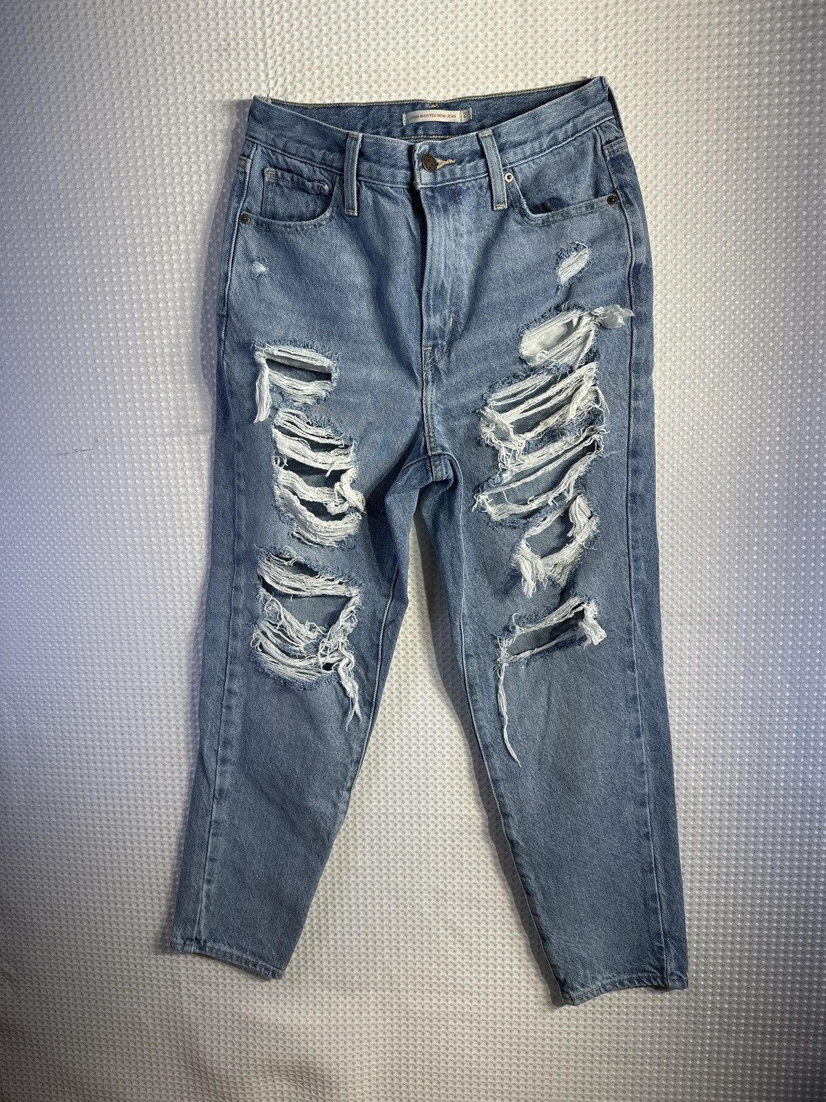 Levi's LEVI’S HIGH-WAISTED MOM JEANS Size 27" / US 4 / IT 40 - 4 Thumbnail