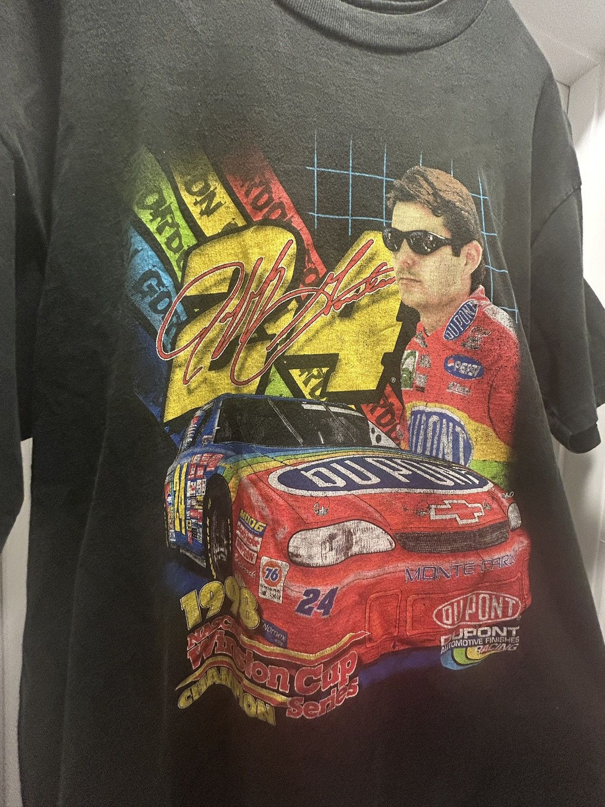 NASCAR Jeff Gordon 3PEAT vintage graphic tee Size US L / EU 52-54 / 3 - 2 Thumbnail