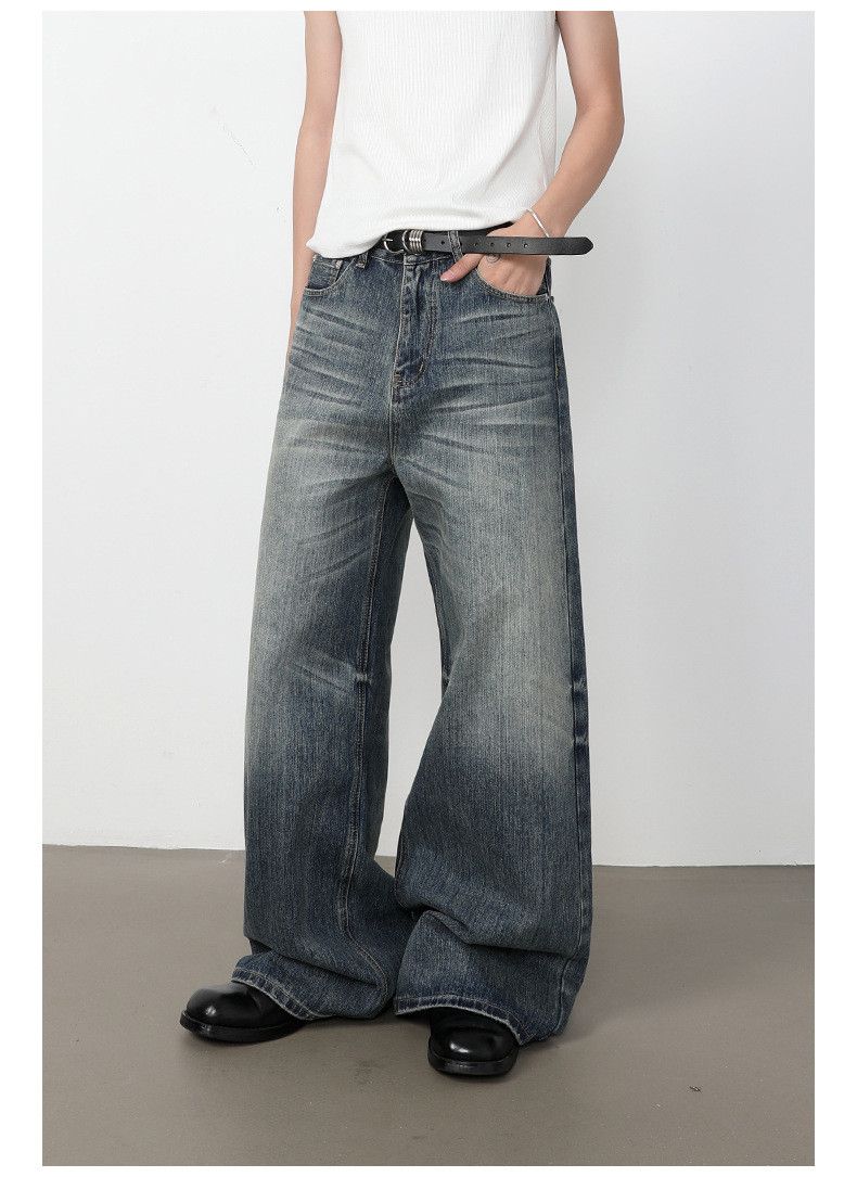 Japanese Brand Men's American Vintage Loose Straight-Leg Jeans Size US 32 / EU 48 - 3 Thumbnail