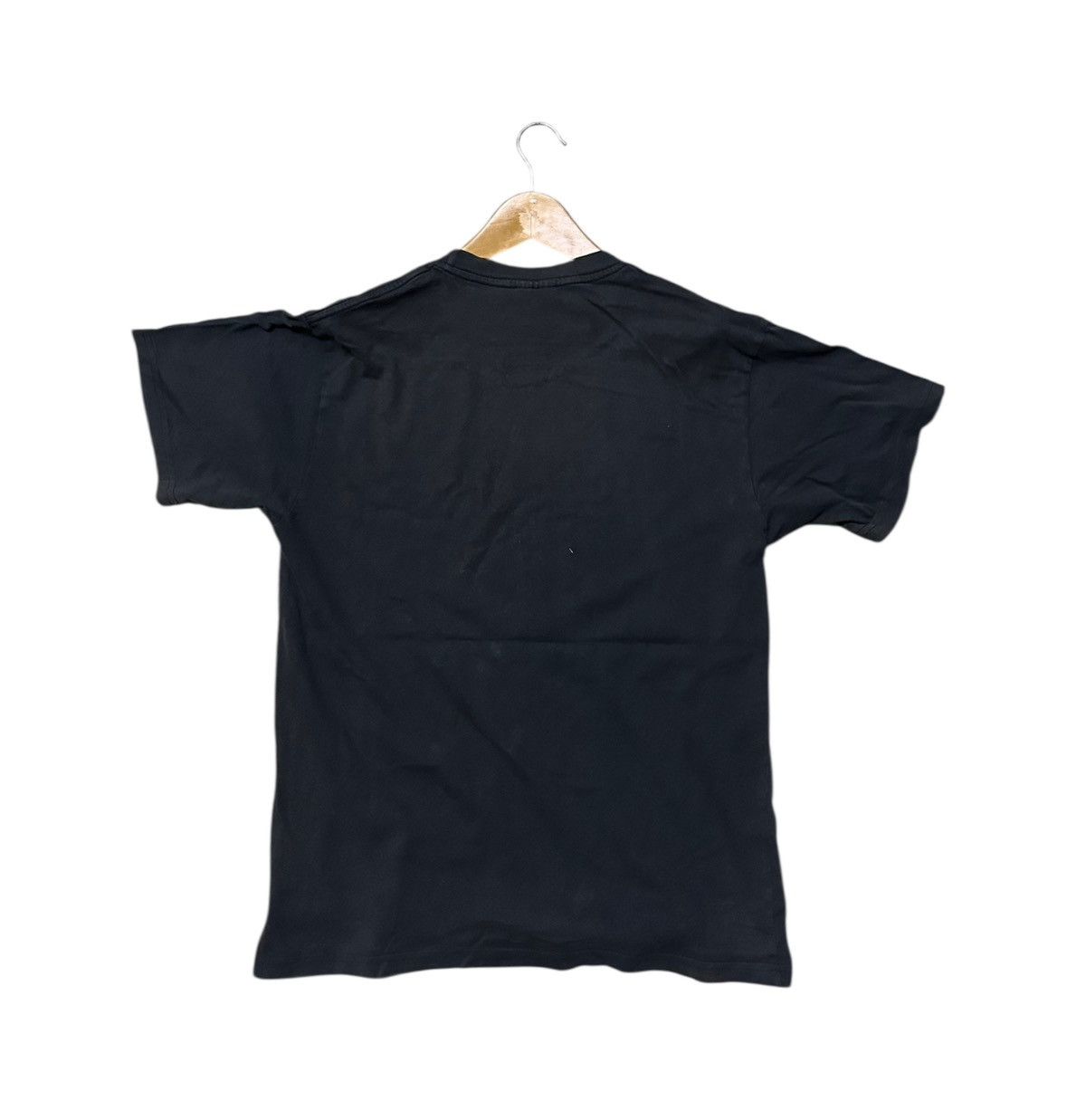 Nike Vintage 90s Nike swoosh black tee Size US L / EU 52-54 / 3 - 4 Thumbnail