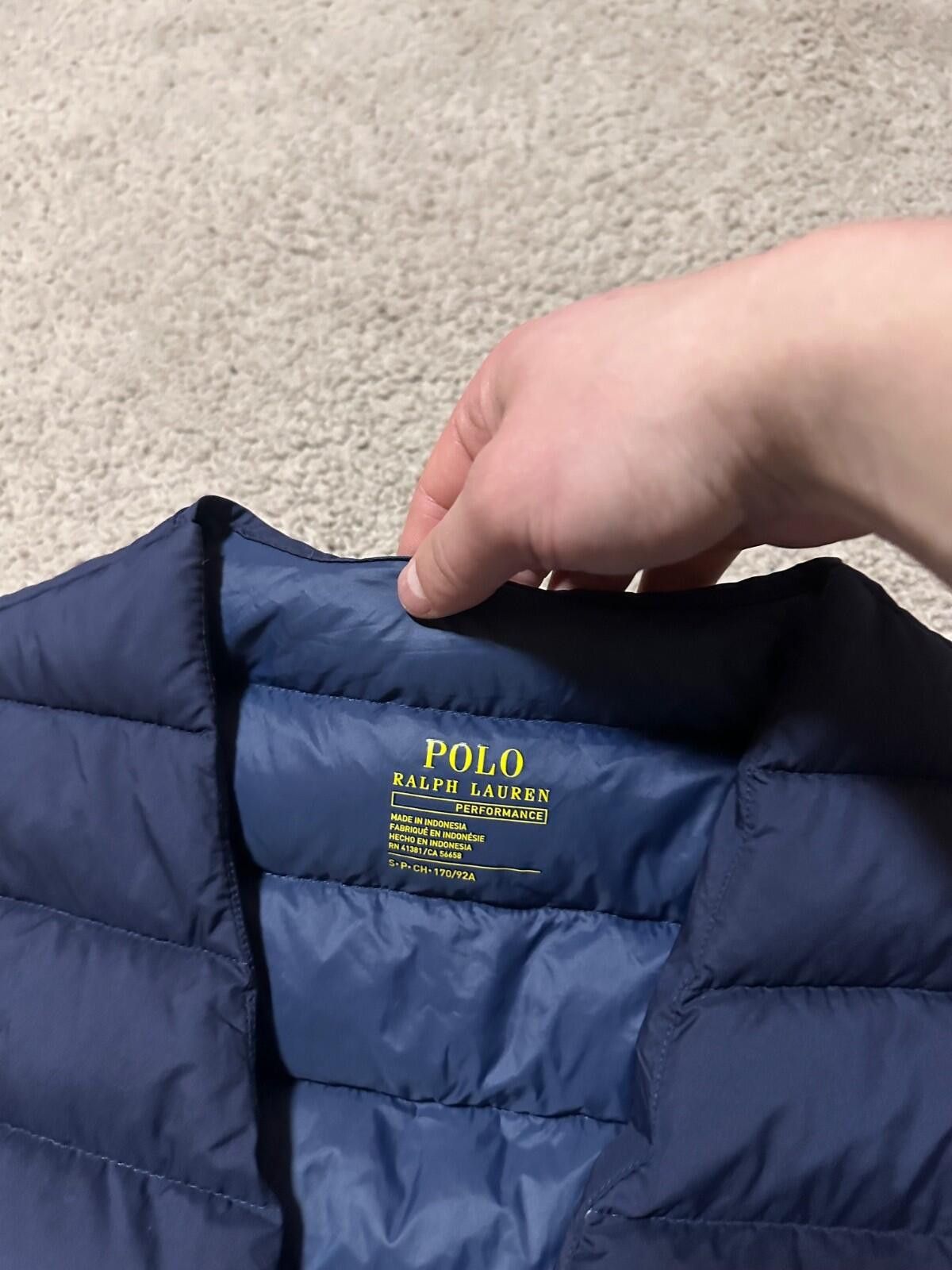 Polo Ralph Lauren Polo Ralph Lauren Lightweight Down Gilet Waistcoat Vest Navy Size US S / EU 44-46 / 1 - 4 Thumbnail