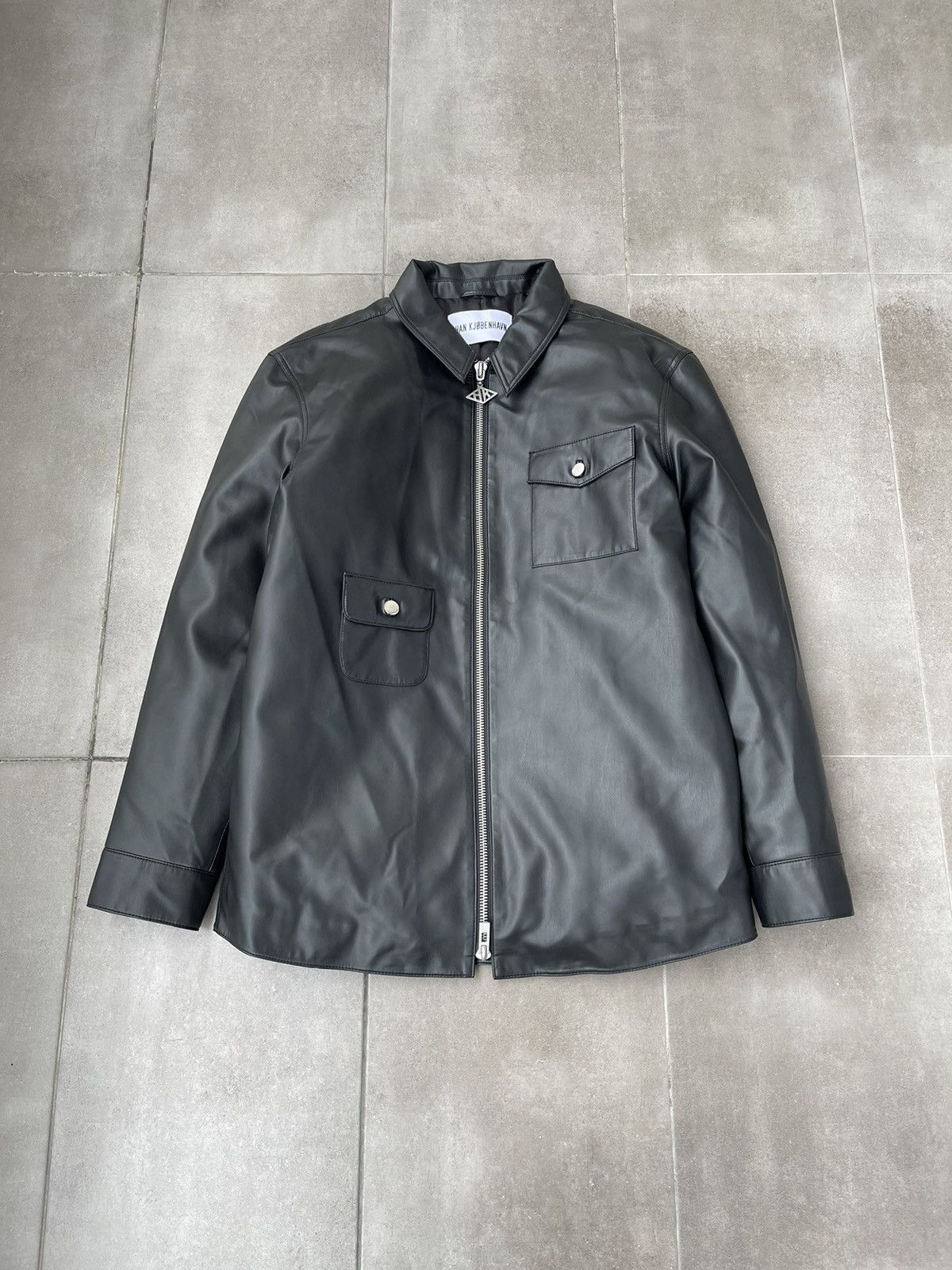 Han Kjobenhavn !DS! FW22 Han Kjobenhavn Army Zip Overshirt Black Jacket Size US M / EU 48-50 / 2 - 10 Thumbnail