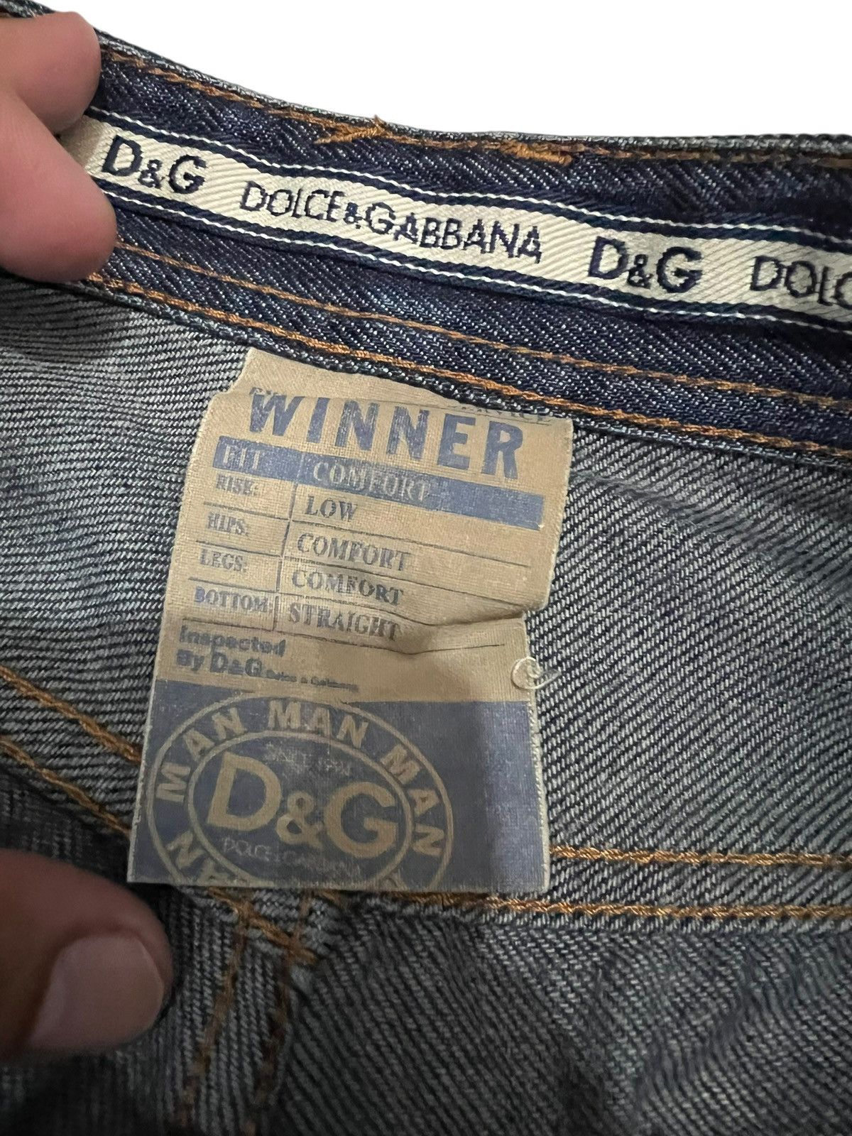 Dolce & Gabbana Vintage Dolce & Gabbana Distress Jean Size US 31 - 12 Thumbnail