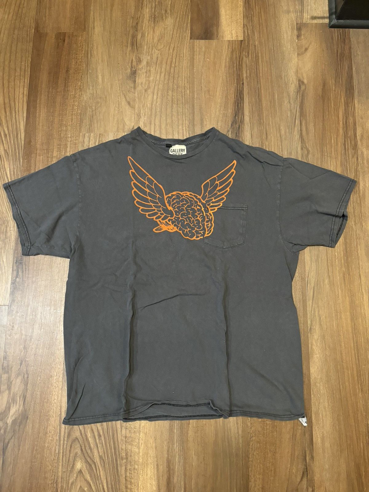 Image of Gallery Dept Flying Brain T (Limited Edition) in Black, Men's (Size XL)