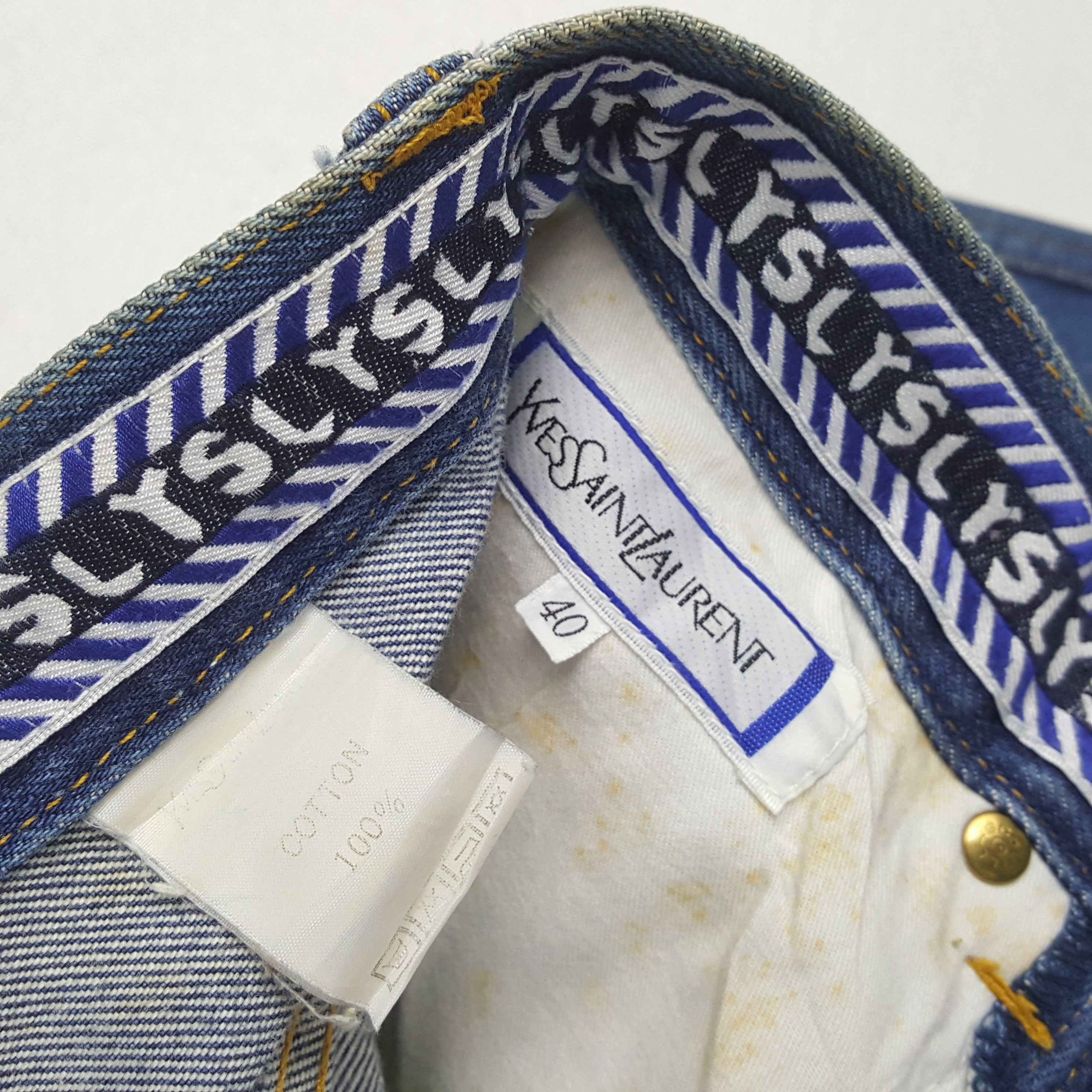 Vintage × Yves Saint Laurent Vintage YVES SIANT LAURENT Italian Brand Fashion Jeans Size US 26 / EU 42 - 14 Thumbnail