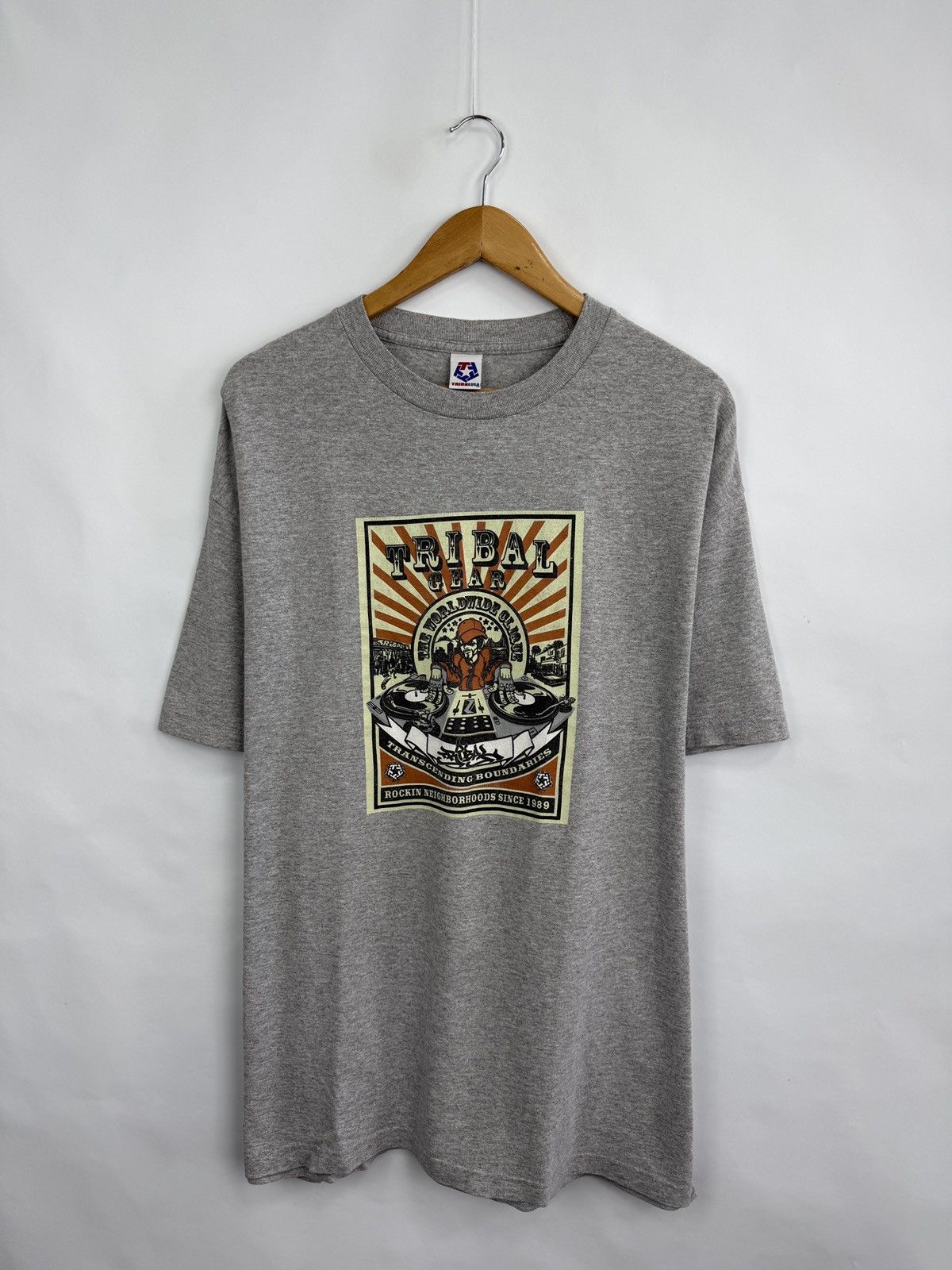 Tribal Streetwear 🇺🇸 Vintage 90s Tribal USA Gear Graffiti DJ Graffiti ed hardy Size US XL / EU 56 / 4 - 3 Thumbnail