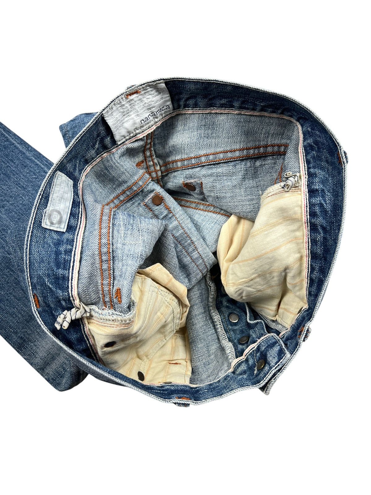 Japanese Brand × Nanamica Nanamica Half Selvedge Slim Denim Size US 31 - 9 Thumbnail