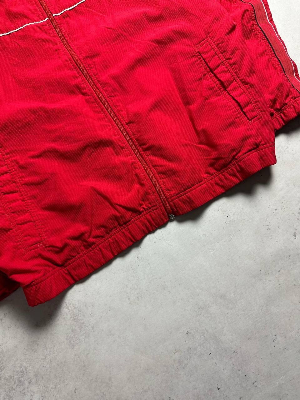 Nike Vintage Nike Swoosh Boxy Nylon Olympic Jacket Y2K XL Size US XL / EU 56 / 4 - 4 Thumbnail