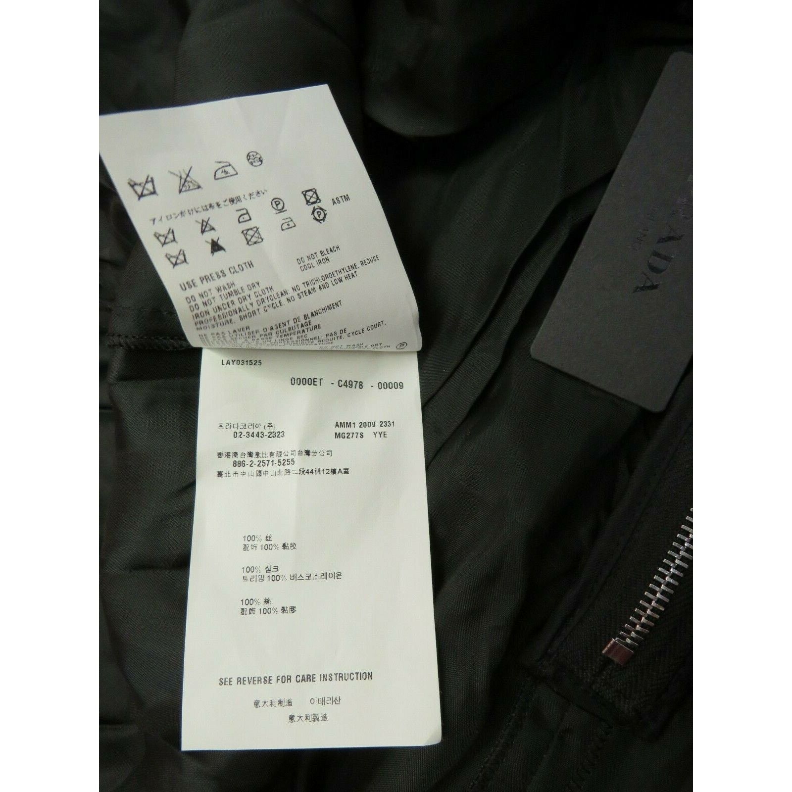 Miu Miu MIU MIU PRADA BLACK FLORAL CHIFFON ZIP SHORT SKIRT 38 2 IT Size 26" / US 2 / IT 38 - 11 Thumbnail