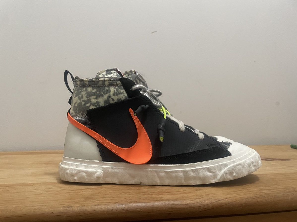 image of Nike x Readymade Blazer Mid Black Camo Shoes, Men's (Size 8)