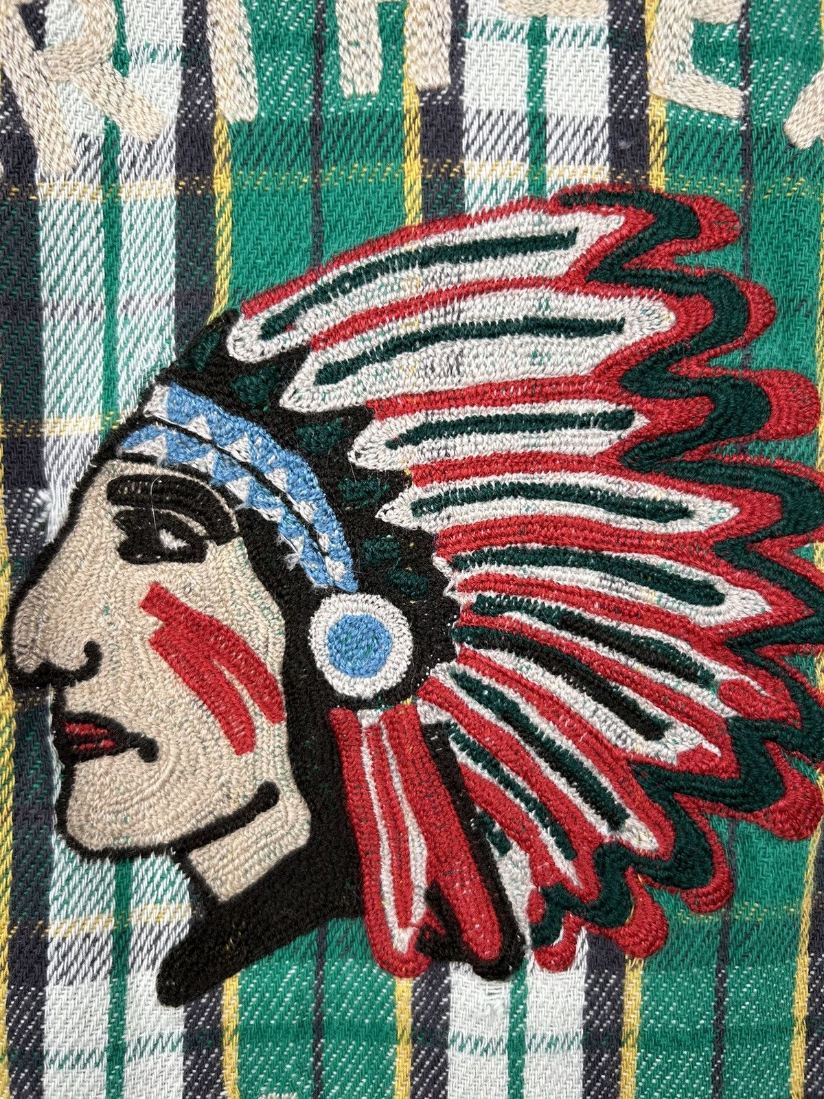 Polo Ralph Lauren Polo Ralph Lauren Shirt Plaid Indian Chief Head North-East Size US S / EU 44-46 / 1 - 14 Thumbnail