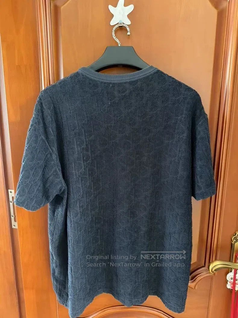 Dior Dior Black Blue Towel Short Sleeve T. Size US XL / EU 56 / 4 - 2 Thumbnail