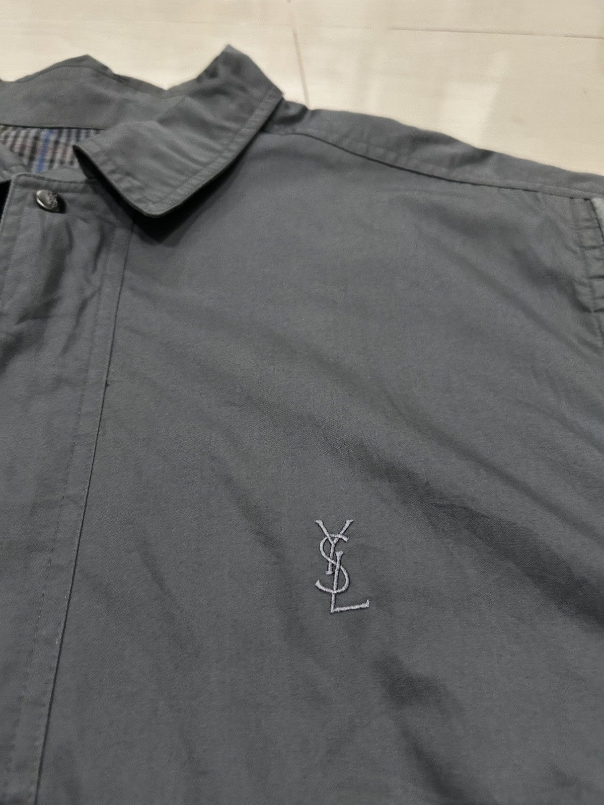 Yves Saint Laurent Vintage Yves Saint Laurent Logo Jacket Size US M / EU 48-50 / 2 - 7 Thumbnail