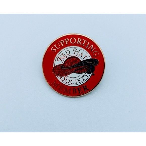 Other Official Supporting Red Hat Society Members Pin 2010 Womens Size ONE SIZE - 2 Thumbnail
