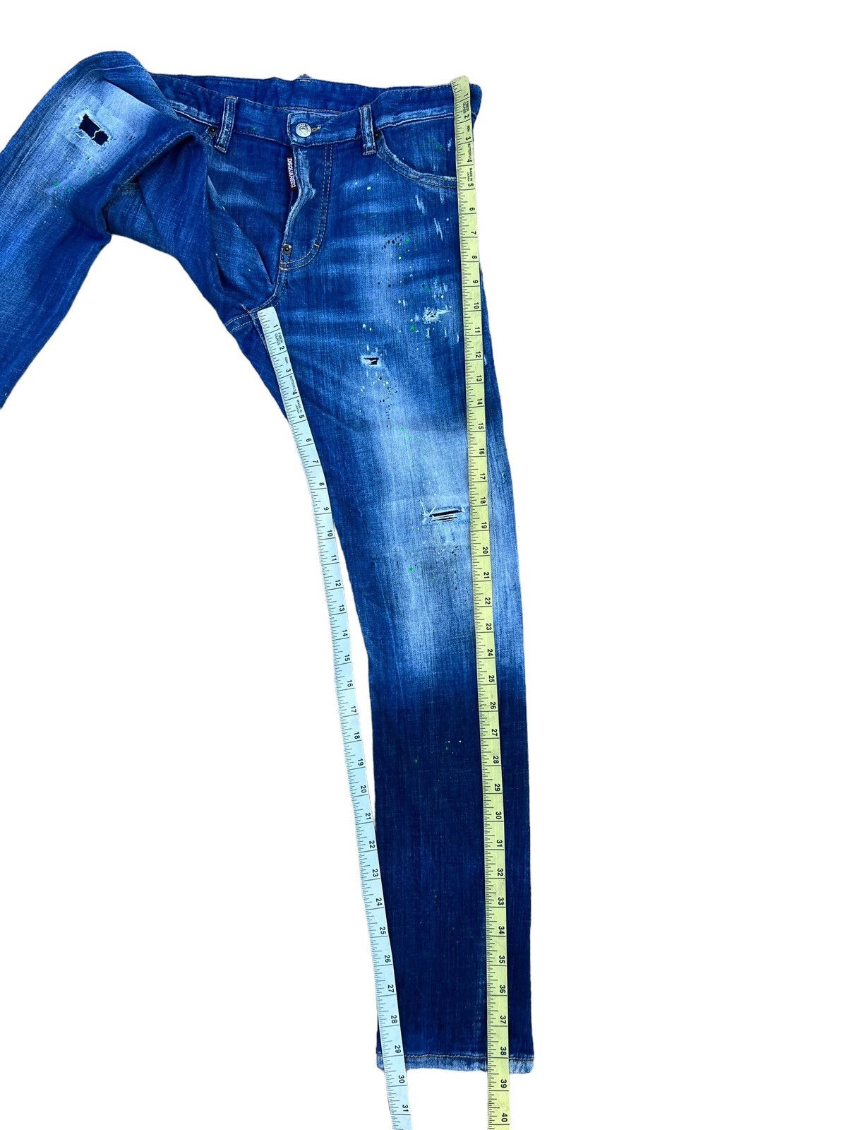 Dsquared2 Dsquared2 Distressed Denim Jeans Slim Fit Size US 29 - 4 Thumbnail