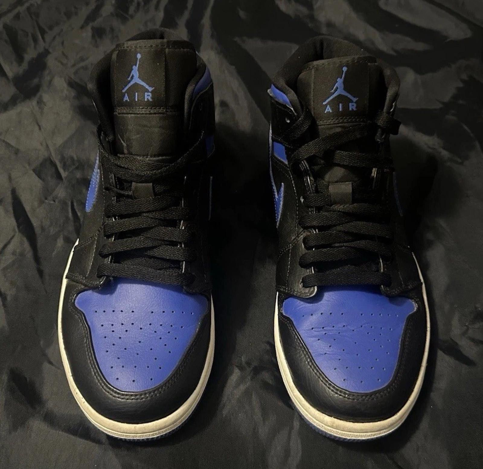 Jordan Brand Nike Air Jordan 1 Royal Blue/Black Retro High OG Size 8.5 Size US 8.5 / EU 41-42 - 4 Thumbnail