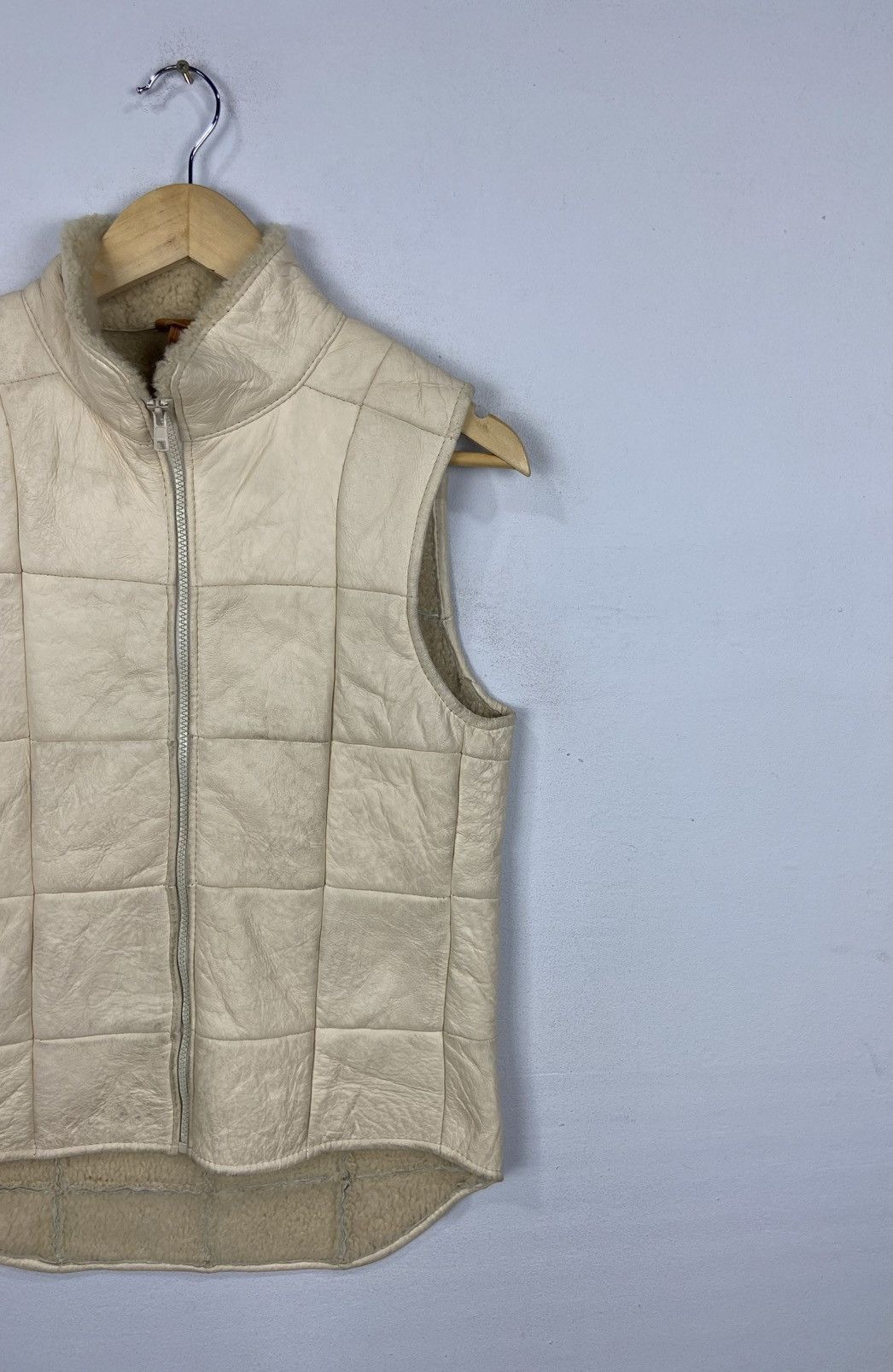 Leather × Vintage VINTAGE BONZ ORIGINAL LAMB SHEARLING VEST Size US XS / EU 42 / 0 - 2 Thumbnail