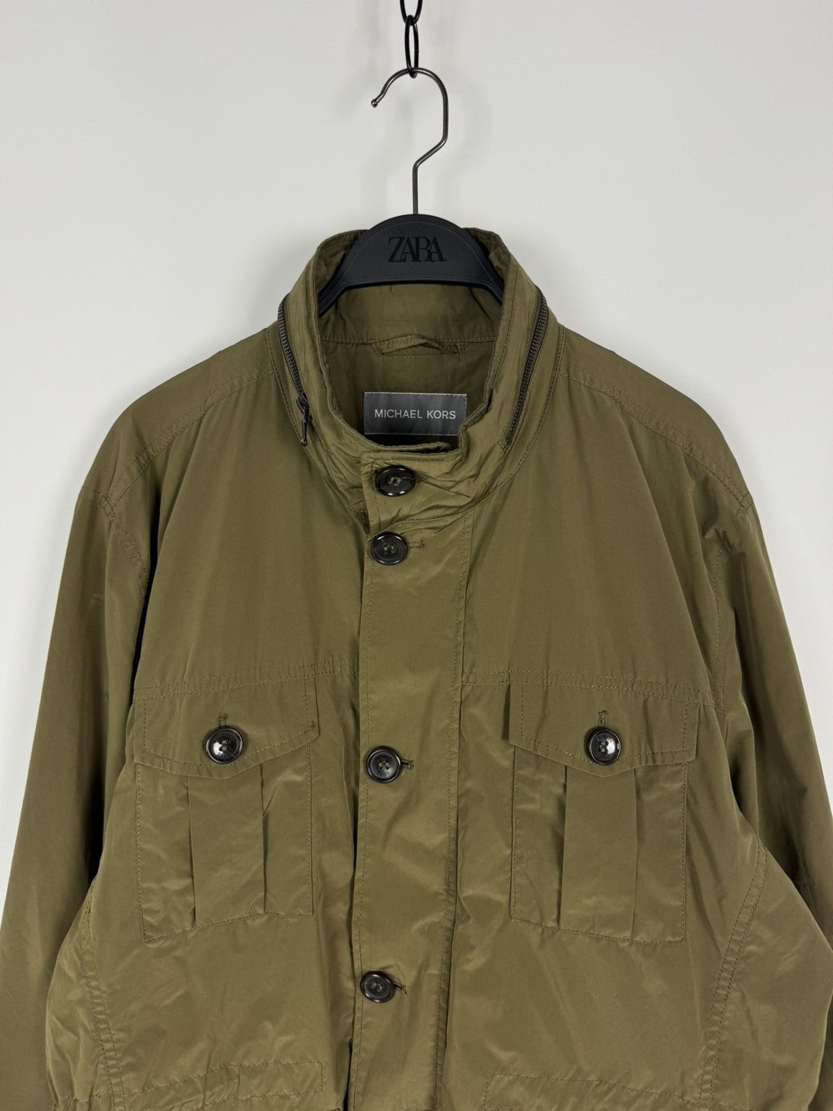 Michael Kors Michael Kors Military Field Nylon Jacket Size US L / EU 52-54 / 3 - 5 Thumbnail