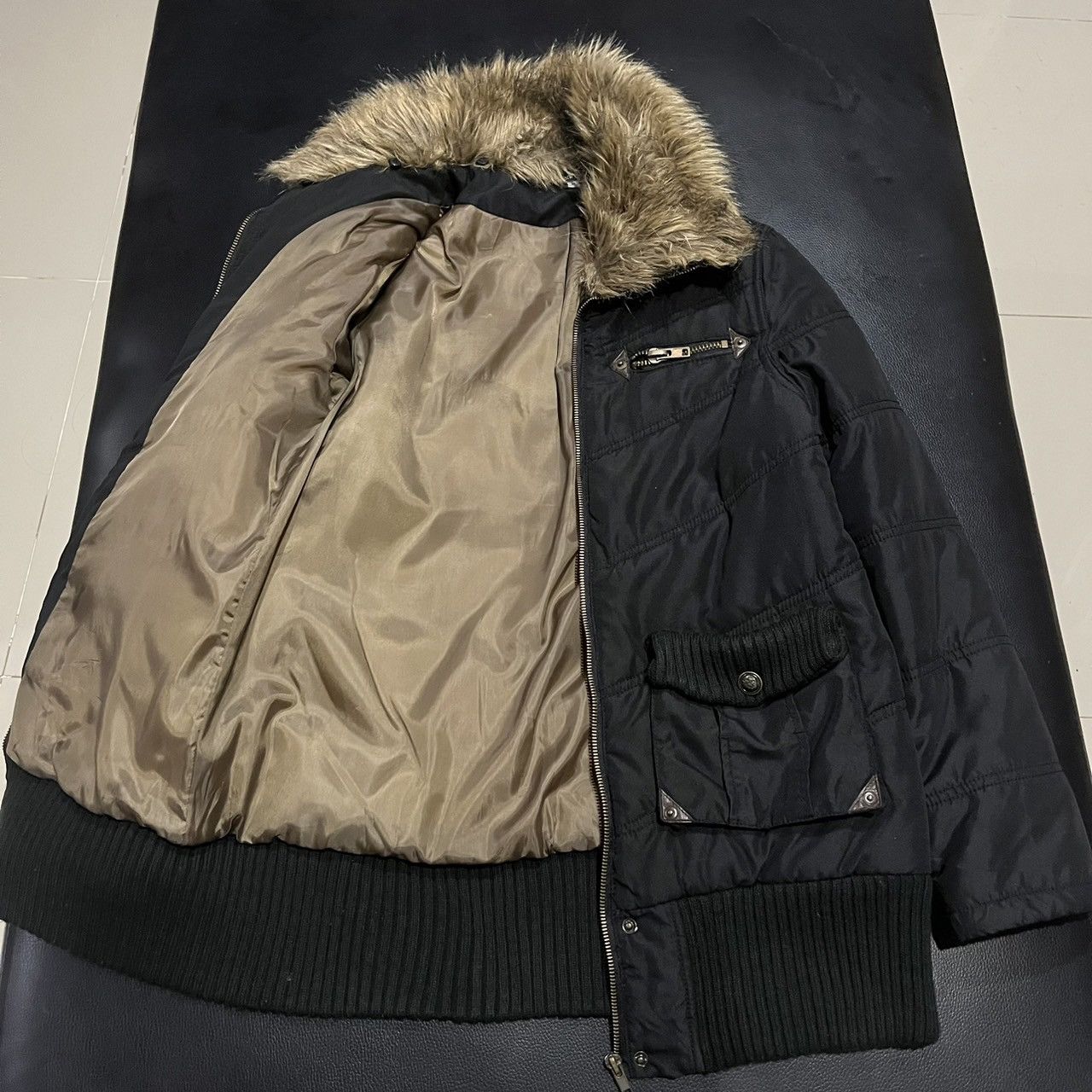 If Six Was Nine Elencare due Y2K Avant Garde If6was9 Style Faux Fur Jacket Size US L / EU 52-54 / 3 - 8 Thumbnail