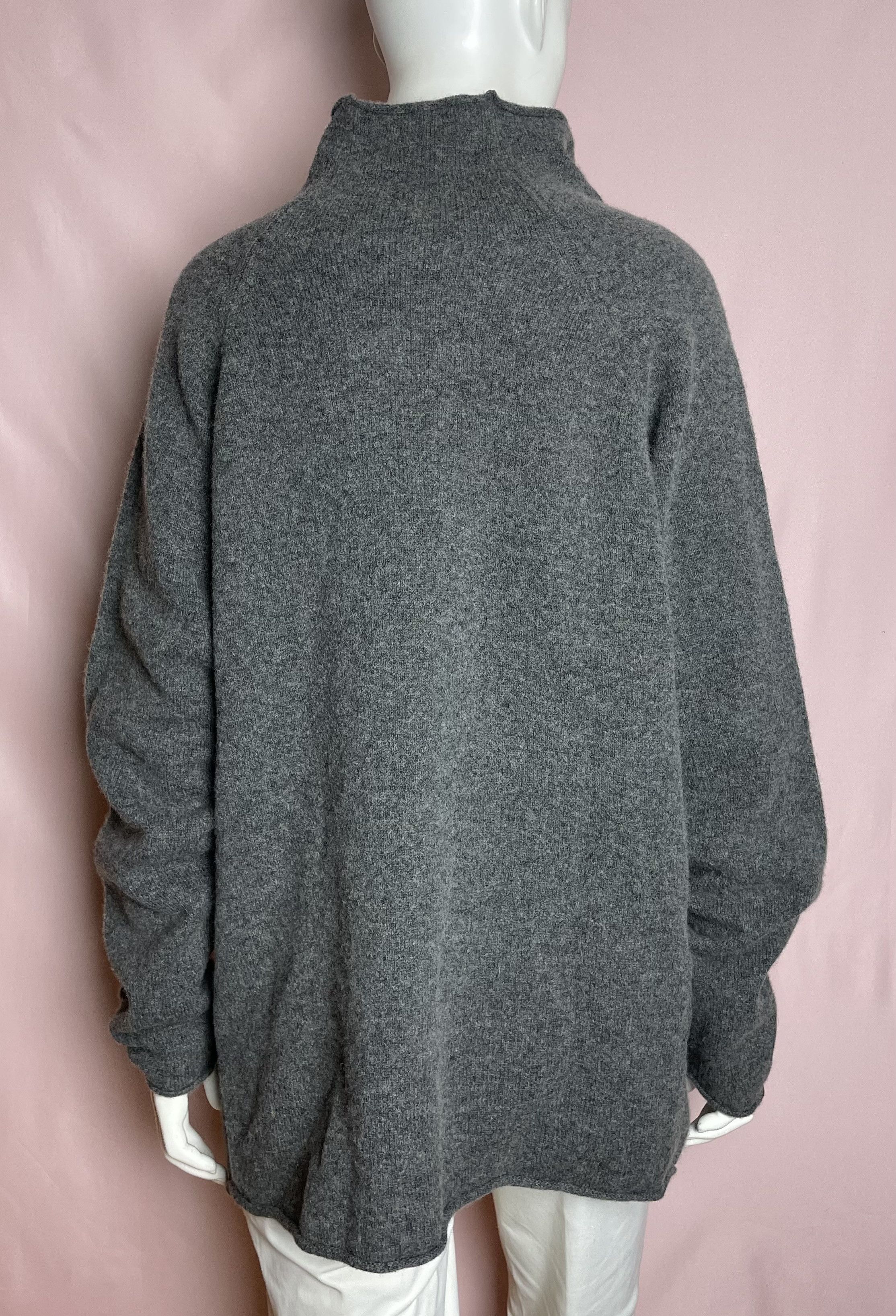 Other ERIBE Corry Gray Raglan Sweater Virgin Lambswool Size L Size L / US 10 / IT 46 - 5 Thumbnail