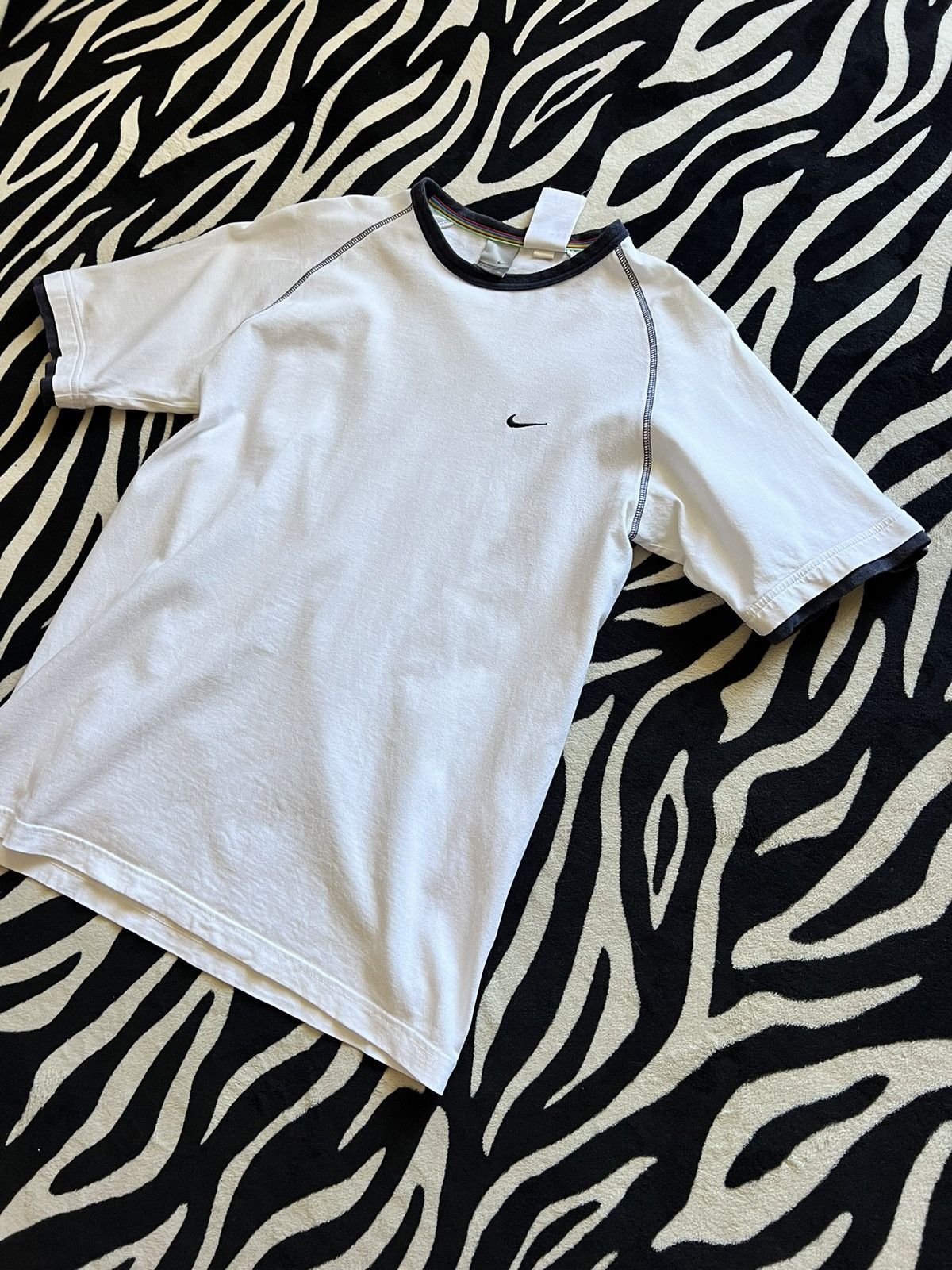 Nike × Vintage Nike t-shirt swoosh vintage Size US L / EU 52-54 / 3 - 1 Thumbnail