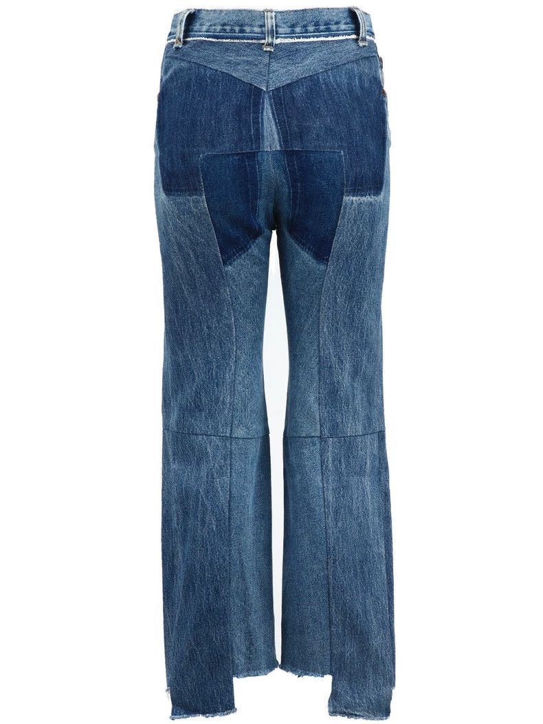 Vetements Vetements SizeXS High-Waisted Patchwork Denim Pants Size US 30 / EU 46 - 2 Thumbnail