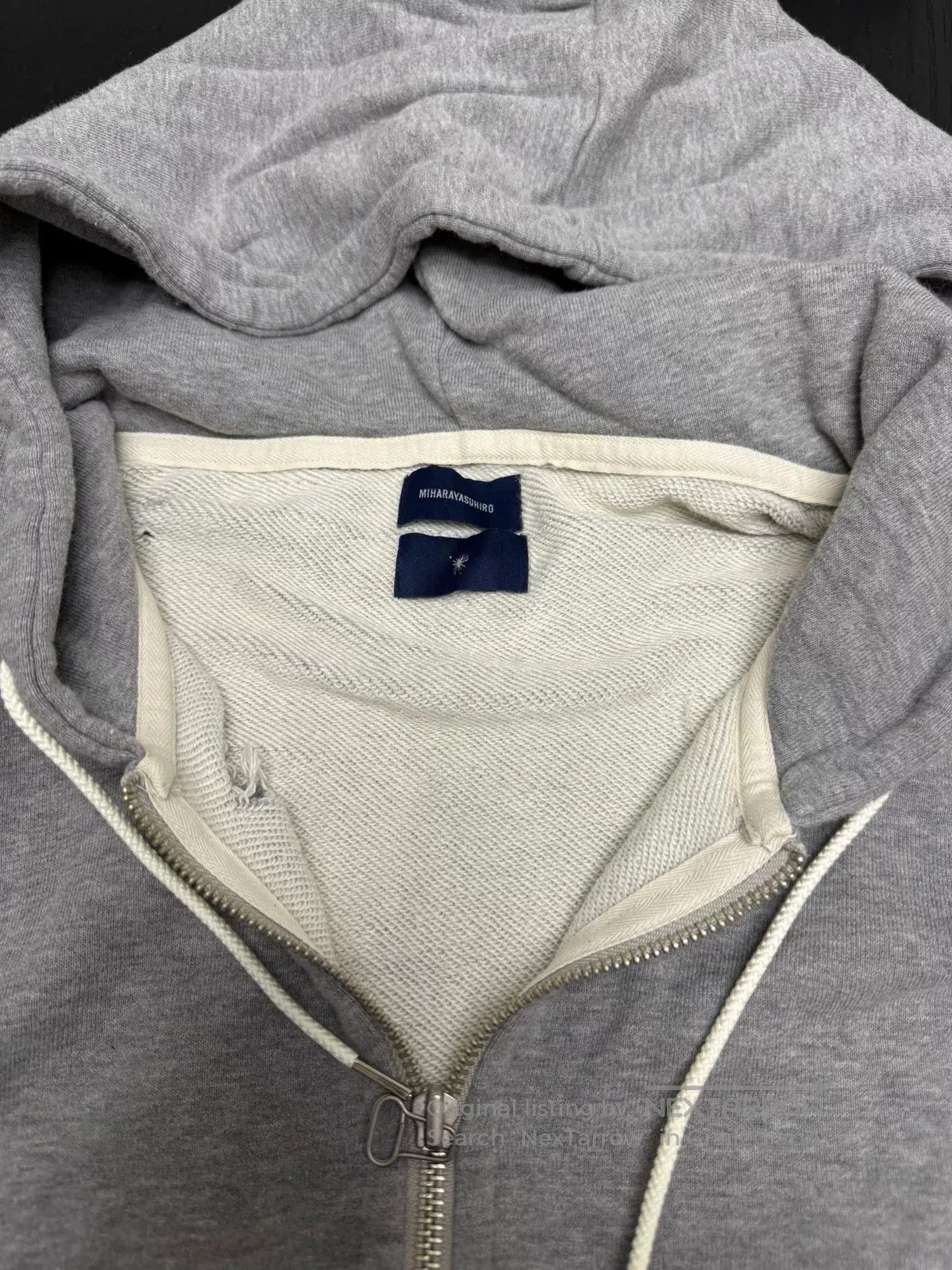 Maison MIHARA YASUHIRO Mihara Yasuhiro Distressed Hoodie Jacket. Size US S / EU 44-46 / 1 - 3 Thumbnail