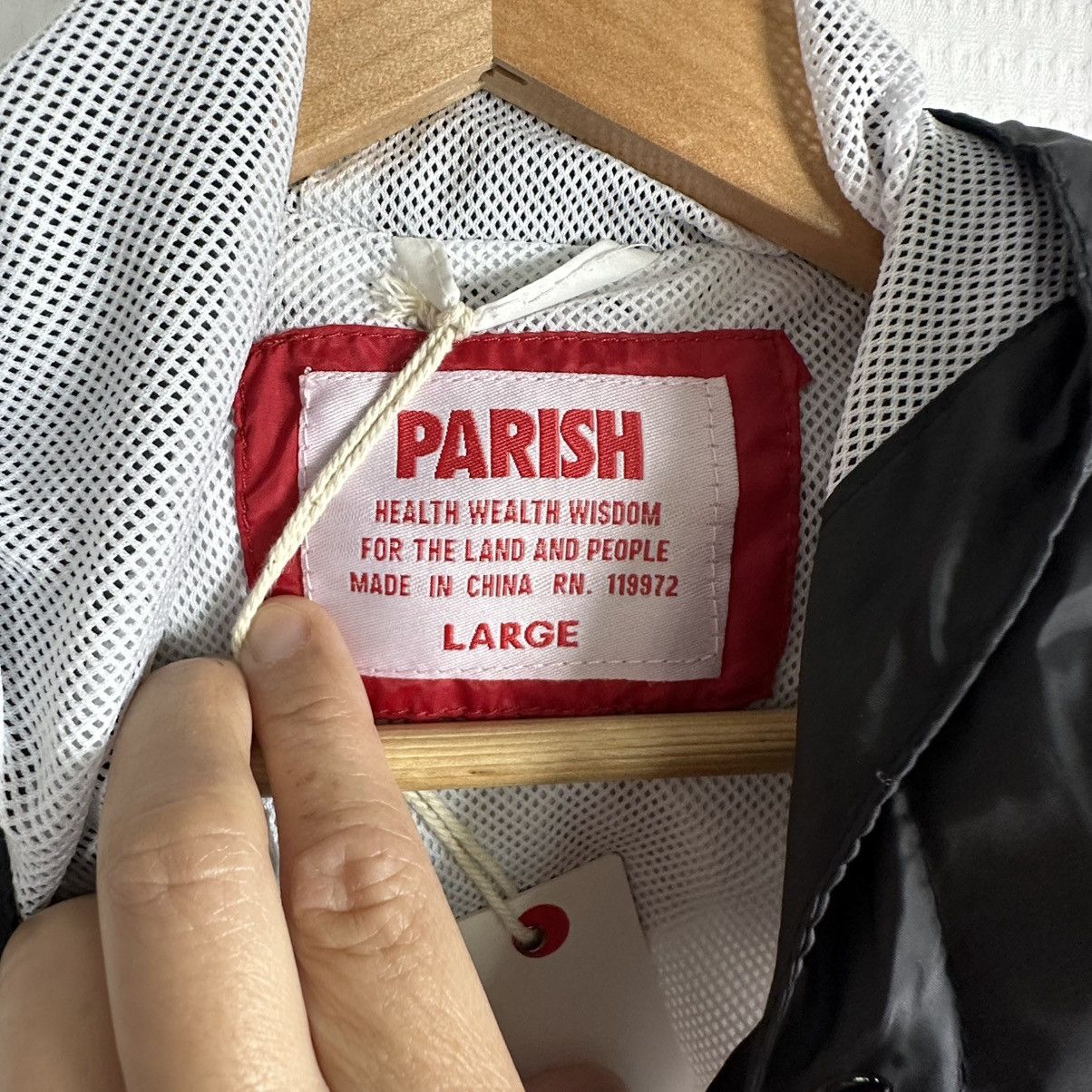 Parish Nation PARISH Nation Windbreaker L Streetwear White Red Hood Size US L / EU 52-54 / 3 - 2 Thumbnail