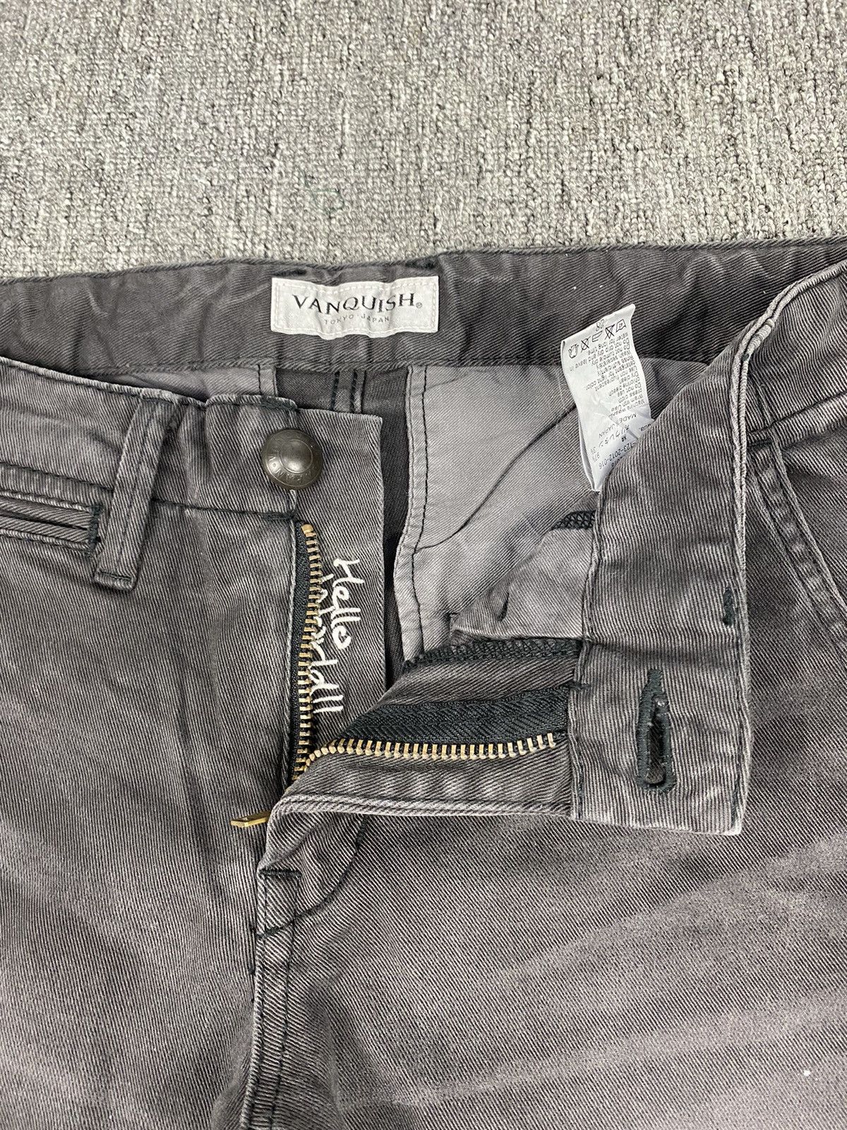 Japanese Brand × Vanquish Vanquish Japan Slim Fit Washed Black Denim Jeans – Size 30 Size US 30 / EU 46 - 8 Thumbnail