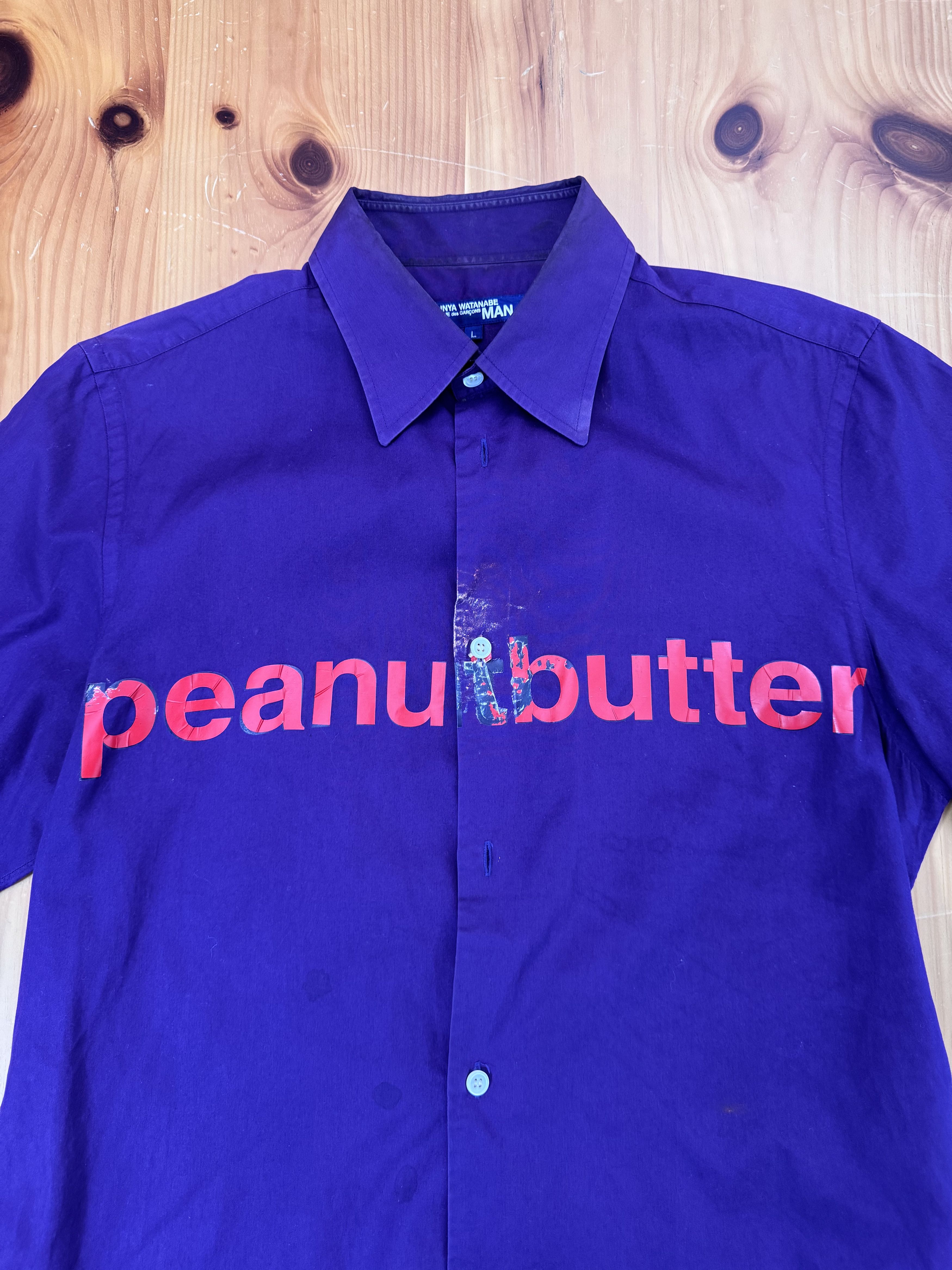 Junya Watanabe Rare Junya Watanabe Peanut Butter Shirt Size US M / EU 48-50 / 2 - 2 Thumbnail