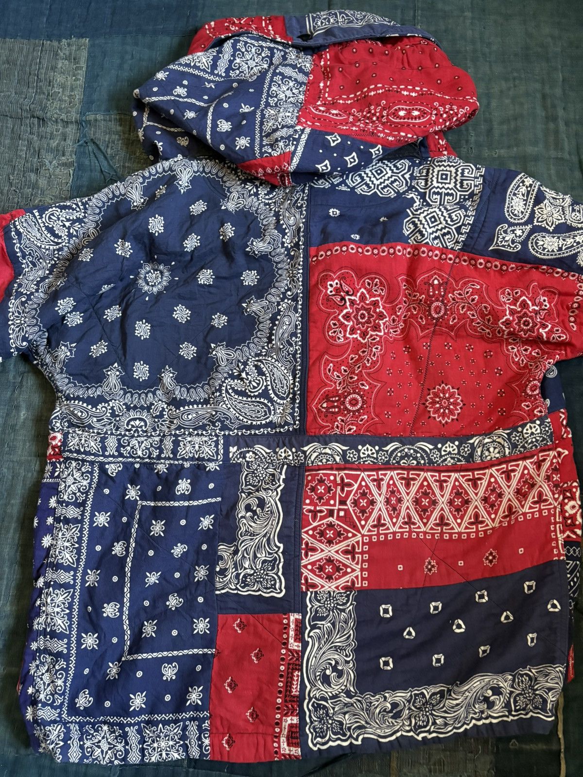 Kapital Kountry kapital bandana patchwork Ring coat Size US L / EU 52-54 / 3 - 16 Thumbnail