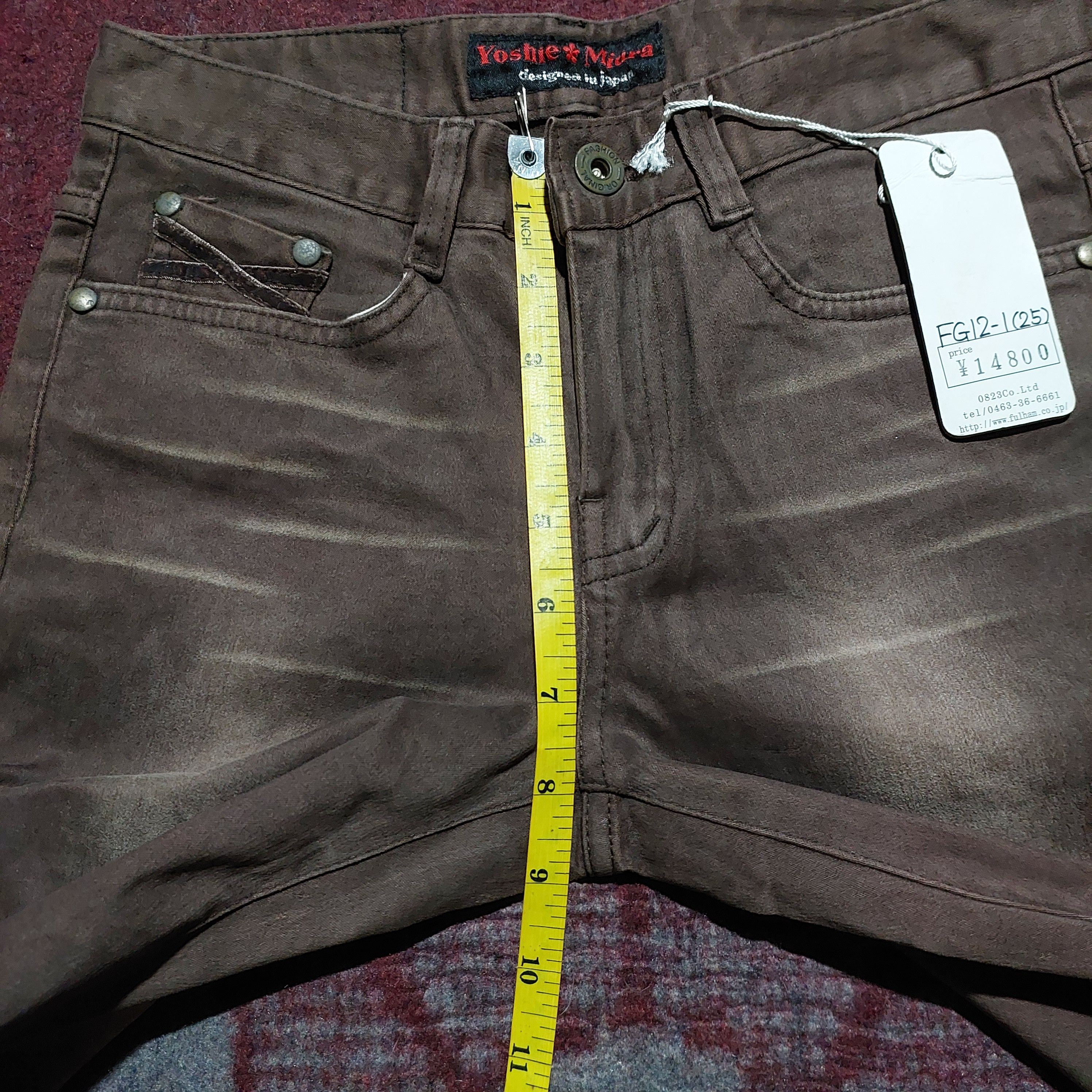 Tornado Mart Bootcut jeans by japanese designer yoshie miura Size 25" / US 0 / IT 36 - 21 Thumbnail