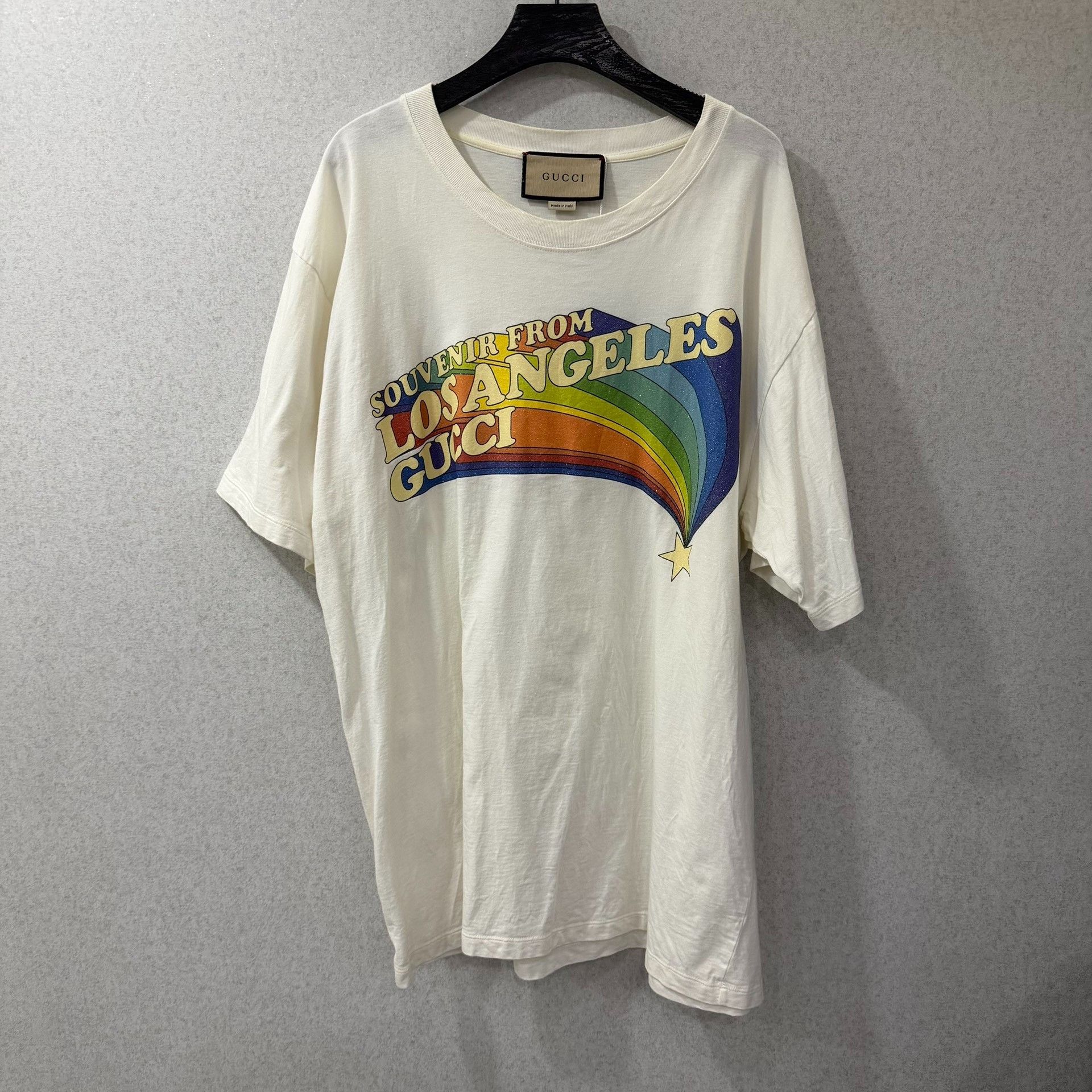 Gucci Gucci Printed Rainbow Multi T-Shirt l Men Size US L / EU 52-54 / 3 - 1 Thumbnail