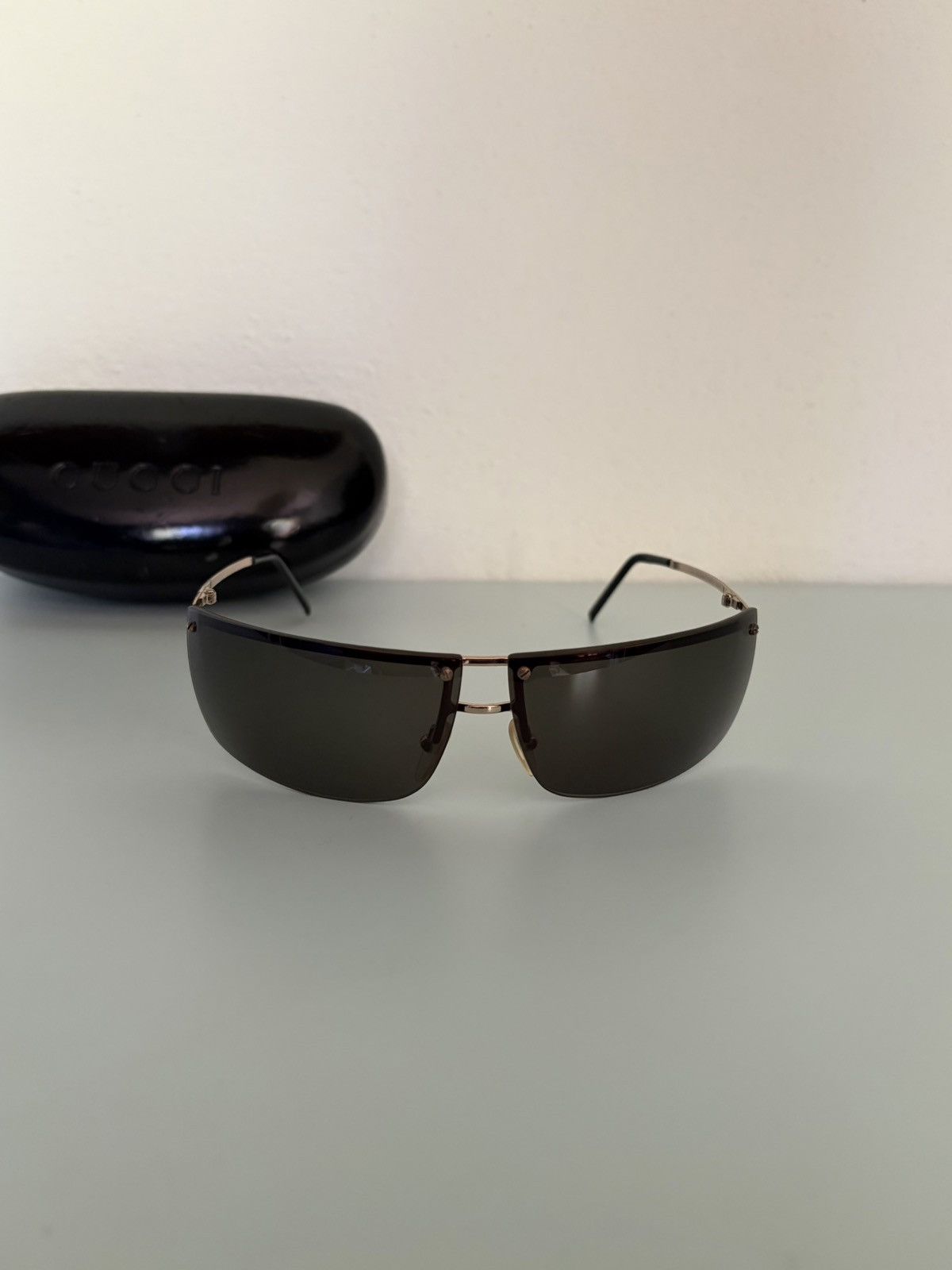 Gucci Gucci by Tom Ford 2001 metal-frame sunglasses Size ONE SIZE - 2 Thumbnail