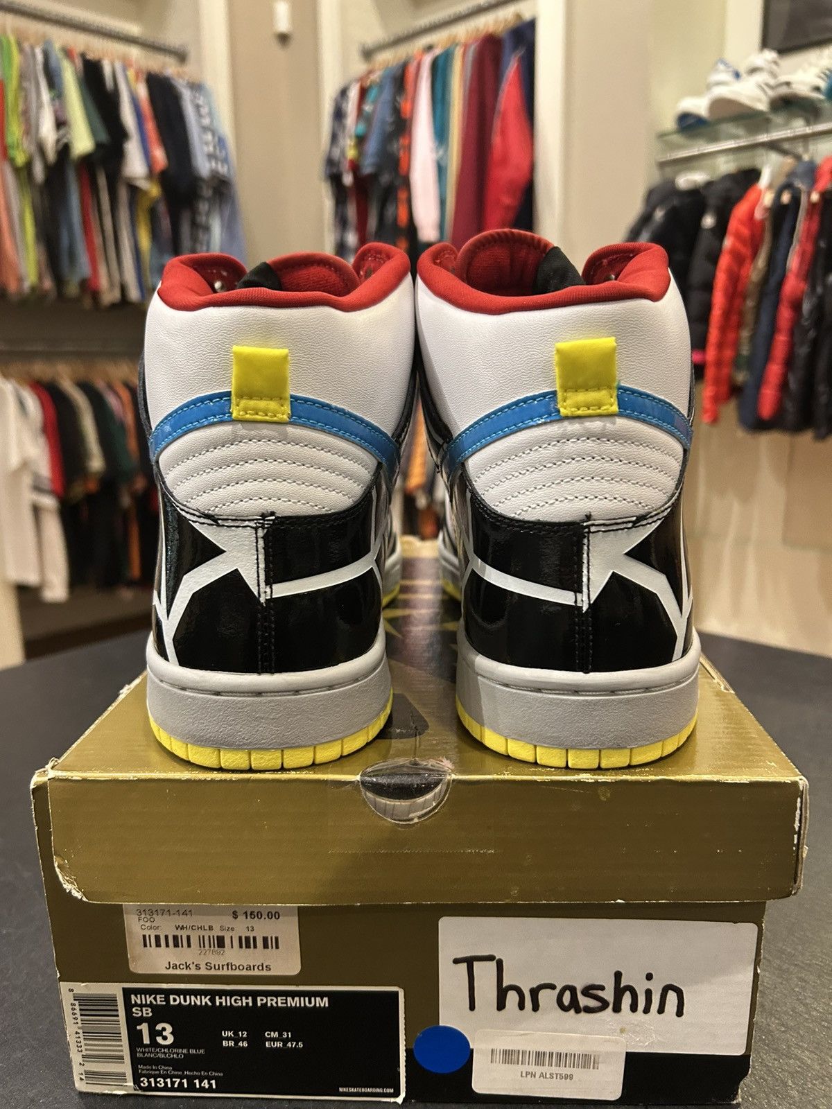 Nike Nike SB Dunk High ‘Thrashin’ Size US 13 / EU 46 - 3 Thumbnail