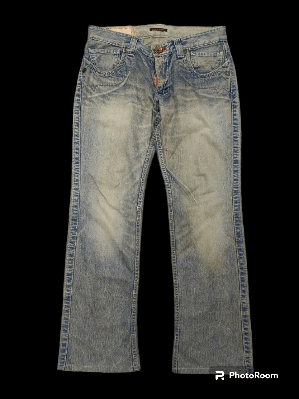 If Six Was Nine × Japanese Brand FLARE SICK MADE IN NIPPON DENIM PANTS Size US 33 - 1 Thumbnail