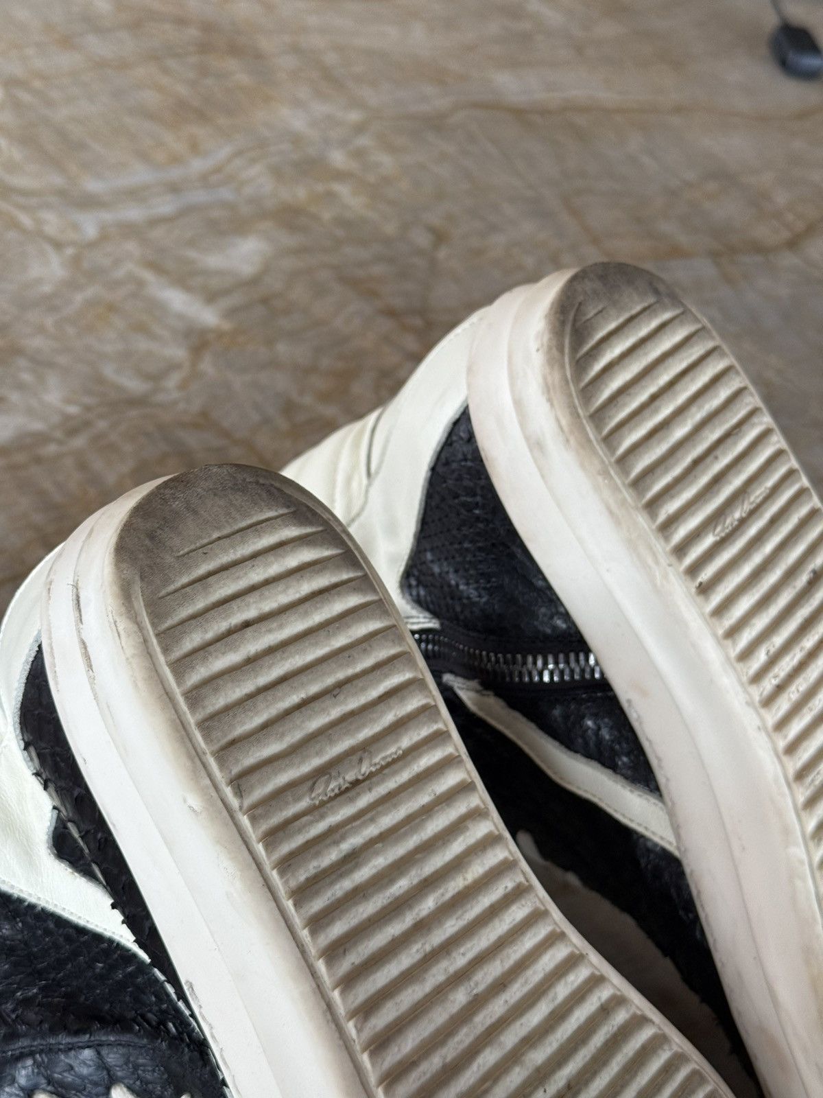 Rick Owens Natural Python Rick Owens Geobasket Size US 11 / EU 44 - 10 Thumbnail