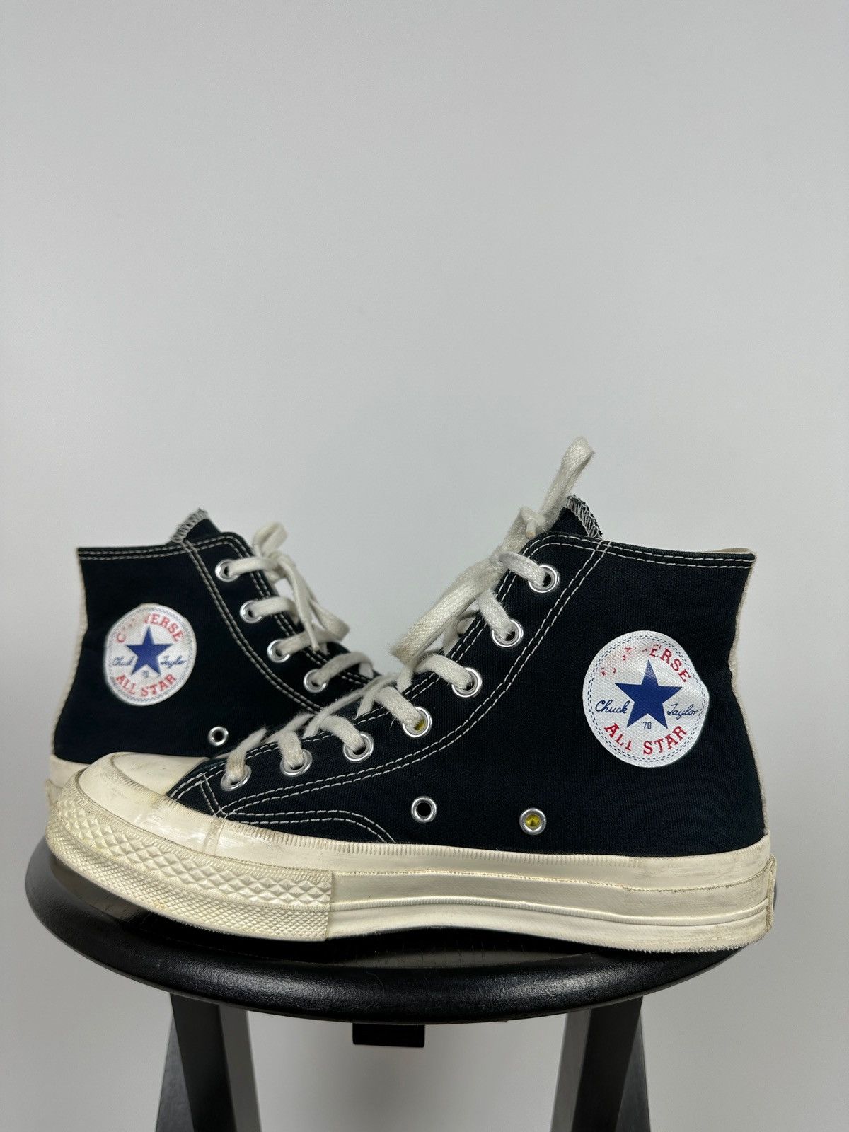 Comme des Garcons Comme Des Garçons x Chuck Taylor Converse All Star Hi Top Size US 7.5 / IT 37.5 - 6 Thumbnail