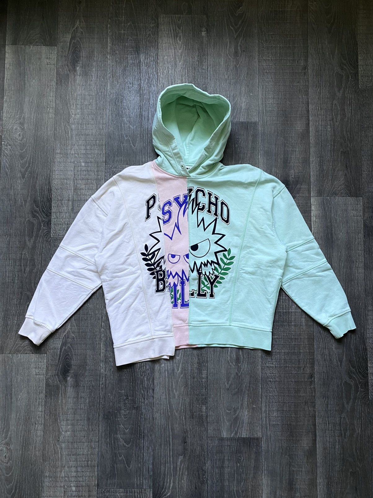McQ Alexander McQueen McQueen McQ Psycho Billy Distresed Monster Cut-up Sweatshirt Size US XS / EU 42 / 0 - 2 Thumbnail