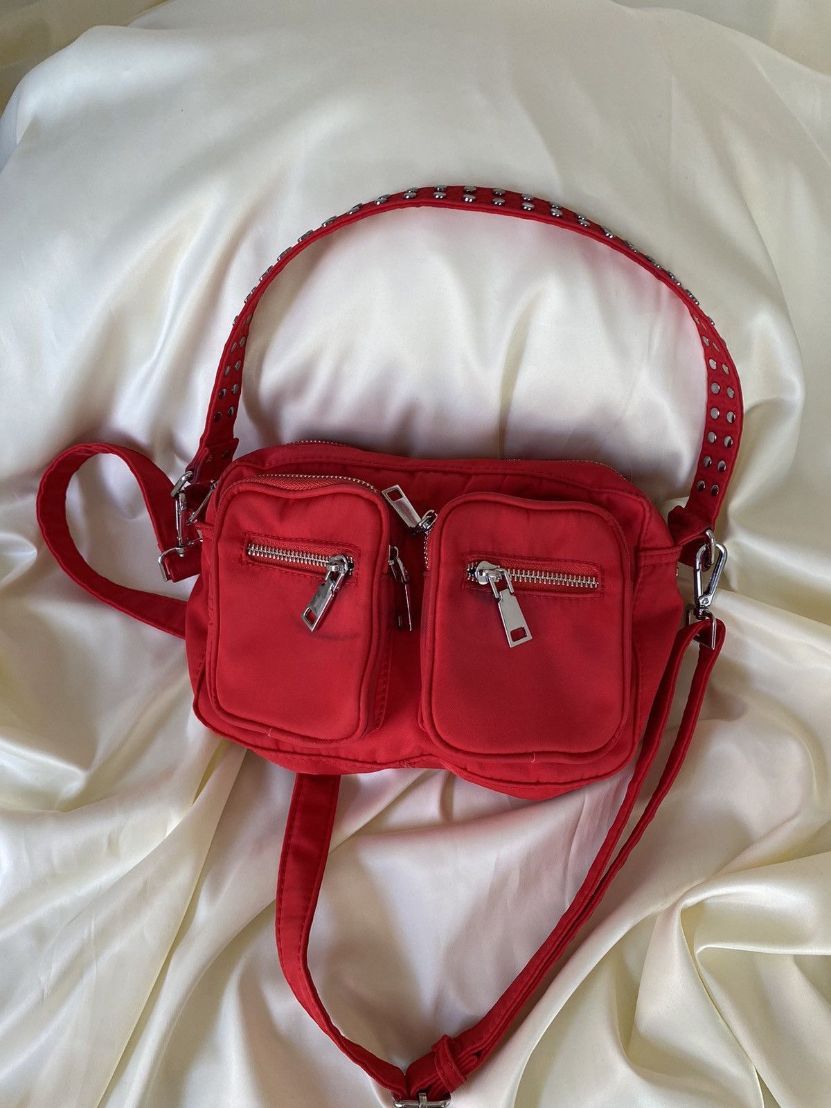 Vintage Vintage red shoulder bag Size ONE SIZE - 3 Thumbnail