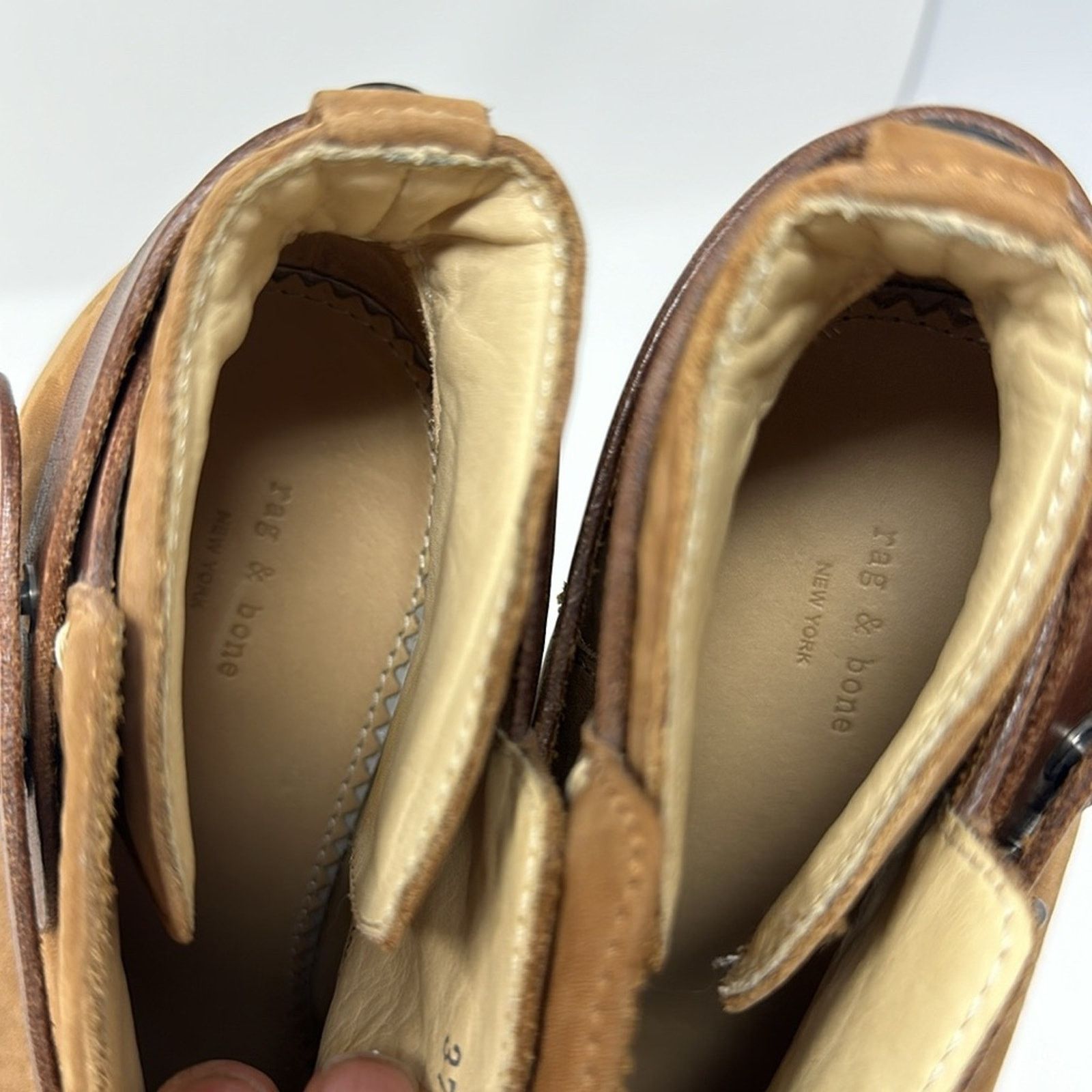 Rag & Bone Rag & Bone Harrow Bootie in Camel Size 37.5 Two Tone Boho Size US 7 / IT 37 - 12 Thumbnail