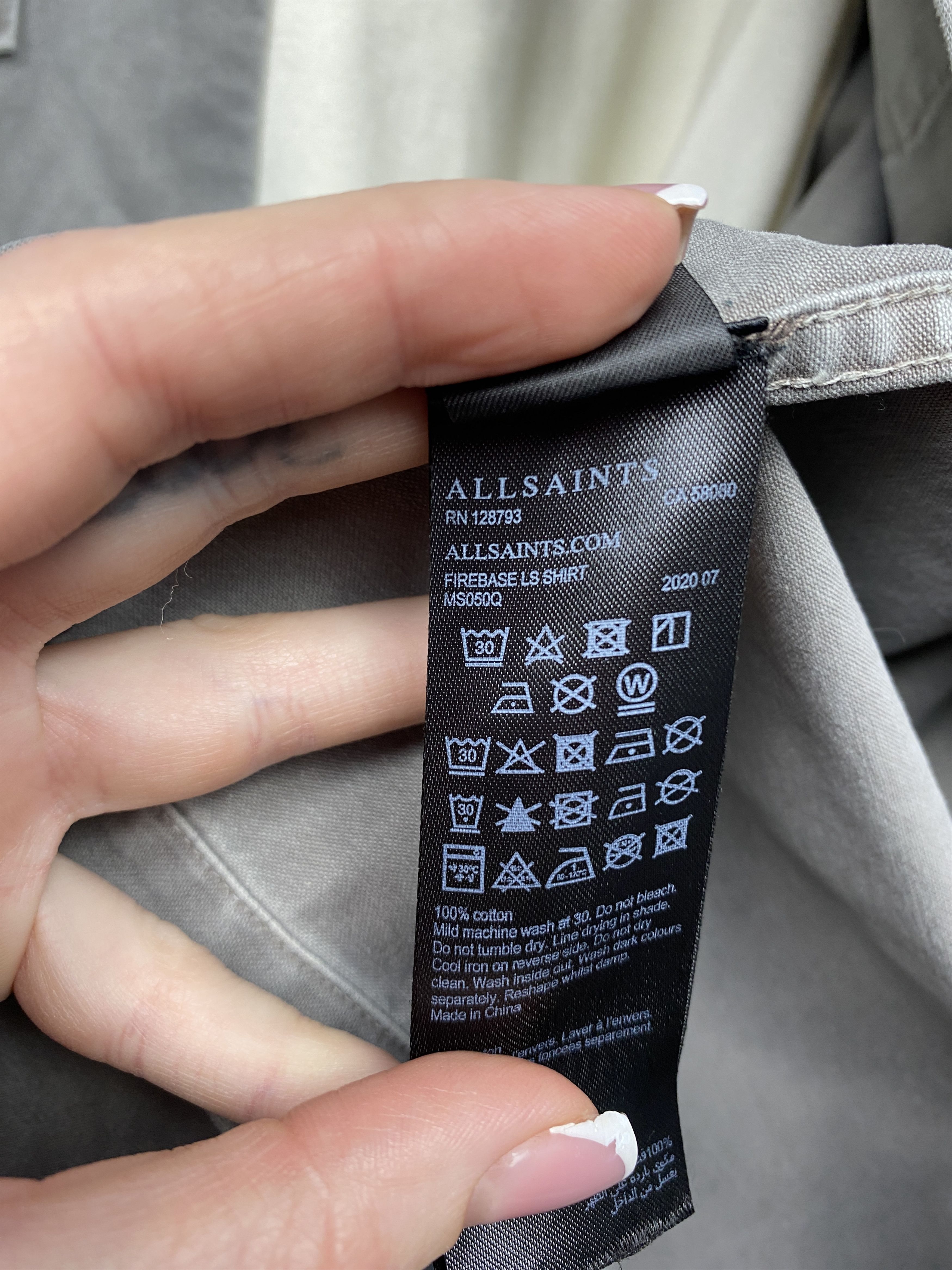 Allsaints × Vintage Allsaints Vintage Mens Firebase Shirt Overshirt Jacket Size US XL / EU 56 / 4 - 4 Thumbnail