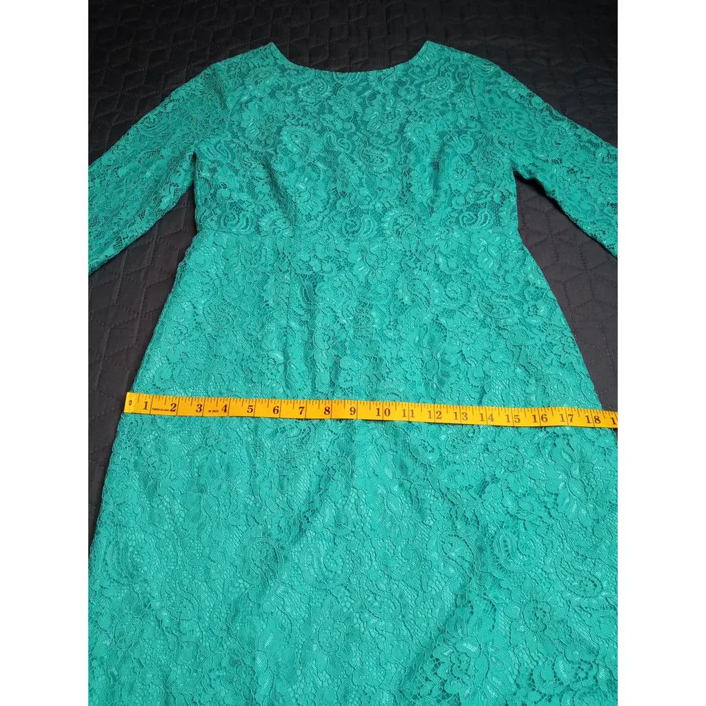 Other Beautiful Turquoise Lace dress Size S / US 4 / IT 40 - 8 Thumbnail