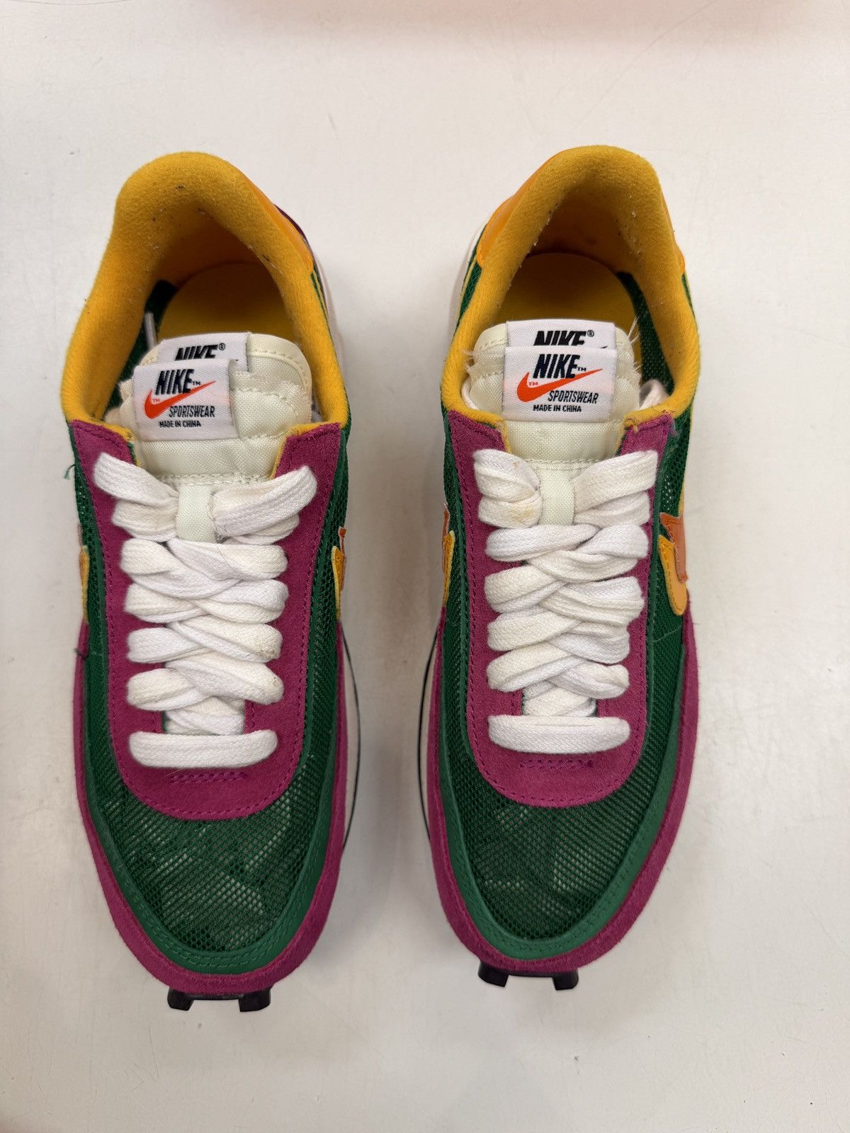 Nike sacai x Nike LDWaffle 'Pine Green' - LIGHTLY WORN WITH BOX Size US 6 / EU 39 - 4 Thumbnail