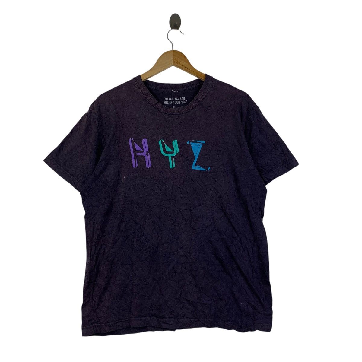 Vintage Keyakizaka46 Arena Tour 2019 Purple HYZ Graphic Size US L / EU 52-54 / 3 - 1 Thumbnail
