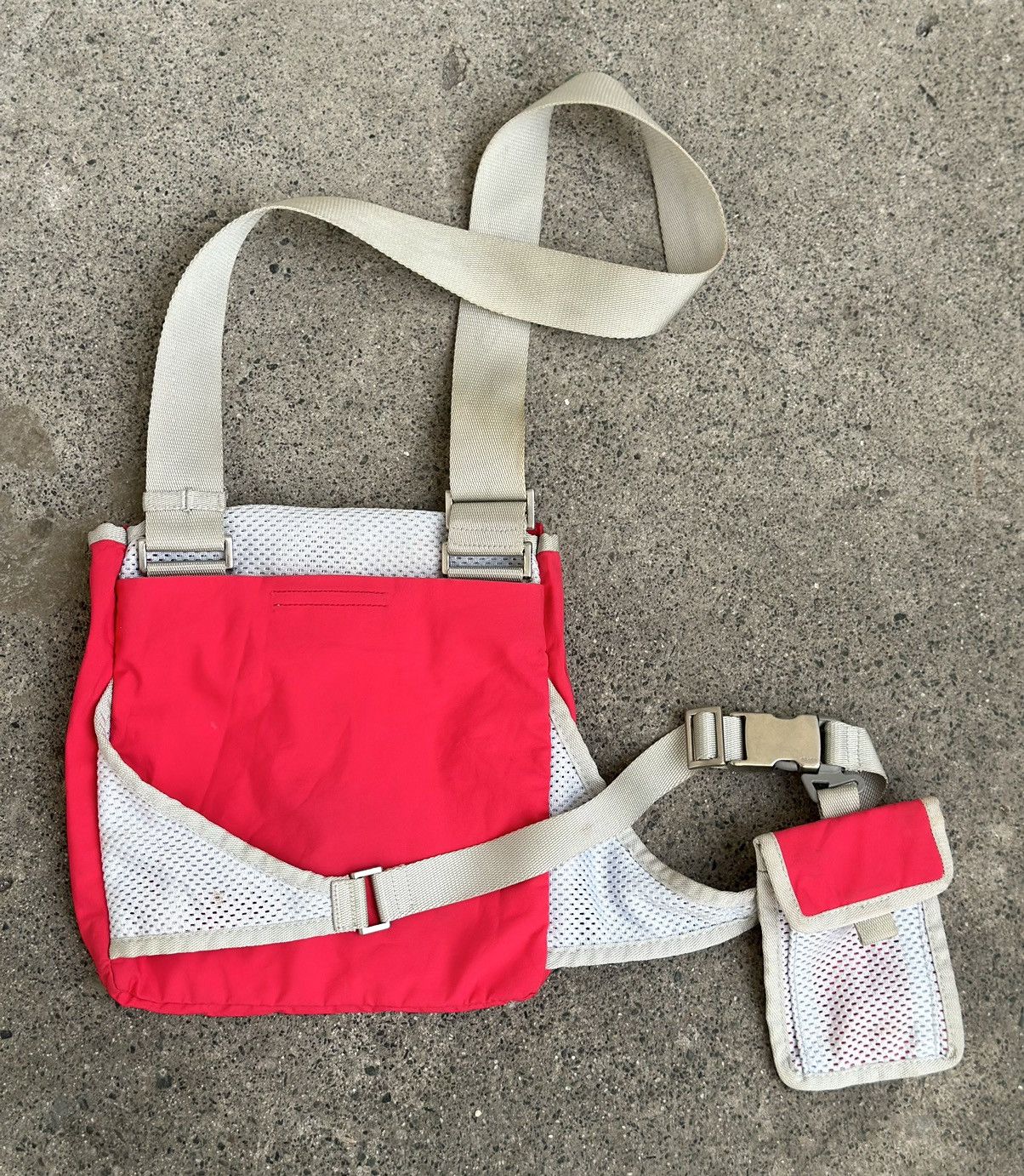 Prada S/S1999 Archived Rare Color Prada Sport Side Bag with Pouch. Size ONE SIZE - 10 Thumbnail