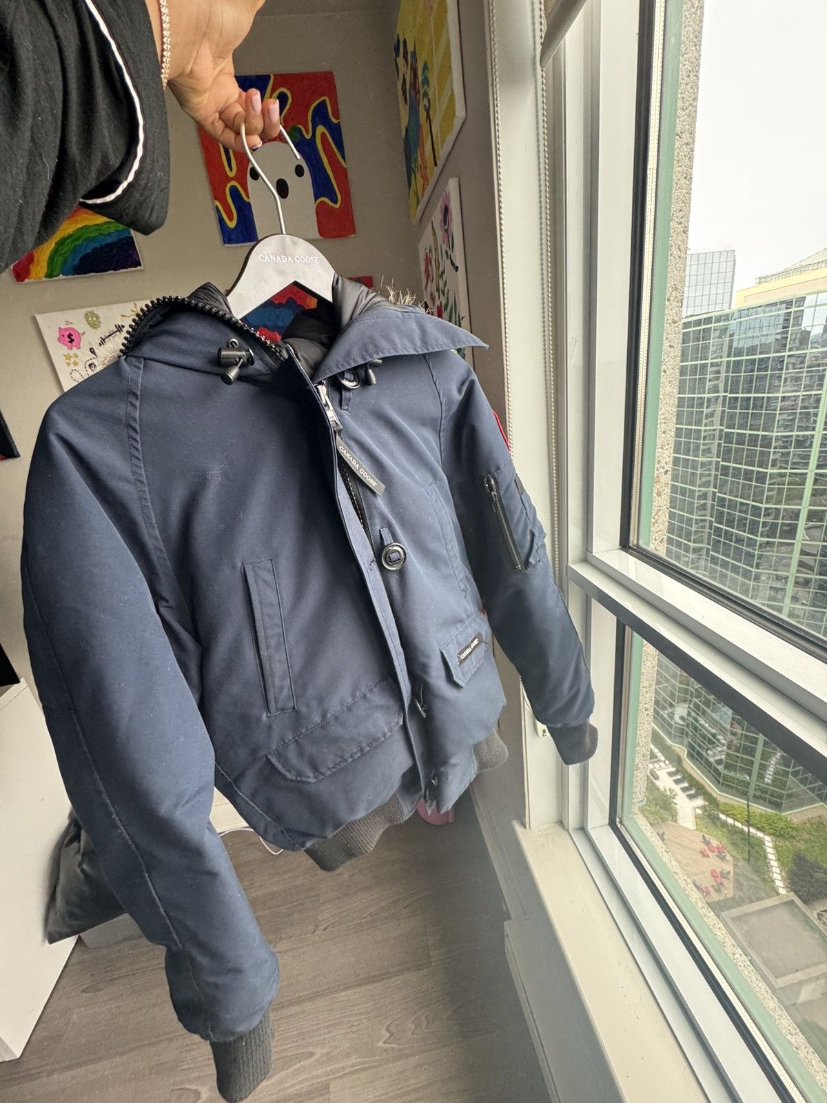 Canada Goose Navy Blue Chilliwack Bomber Size M / US 6-8 / IT 42-44 - 3 Thumbnail