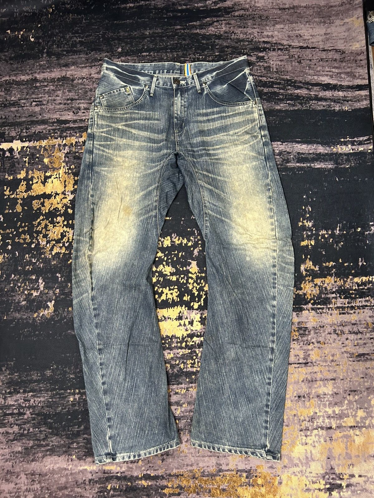 Edwin Edwin Xv Function Japan Spiral Mudwash Jeans Size US 35 - 2 Thumbnail