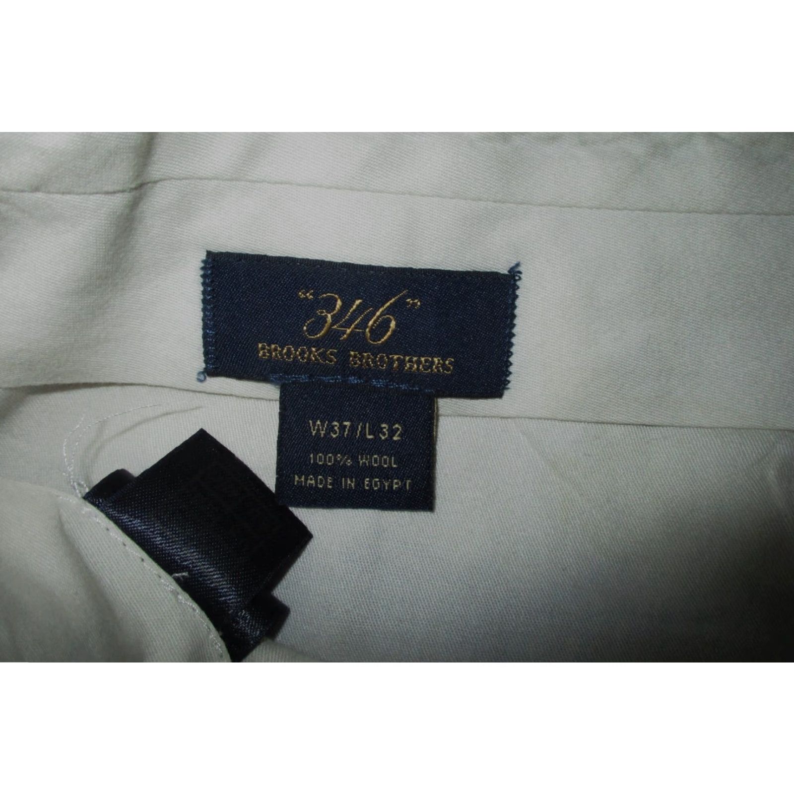 BROOKS BROTHERS Gray 100% Wool Pleated Dress Pants Men\'s Size 37X32