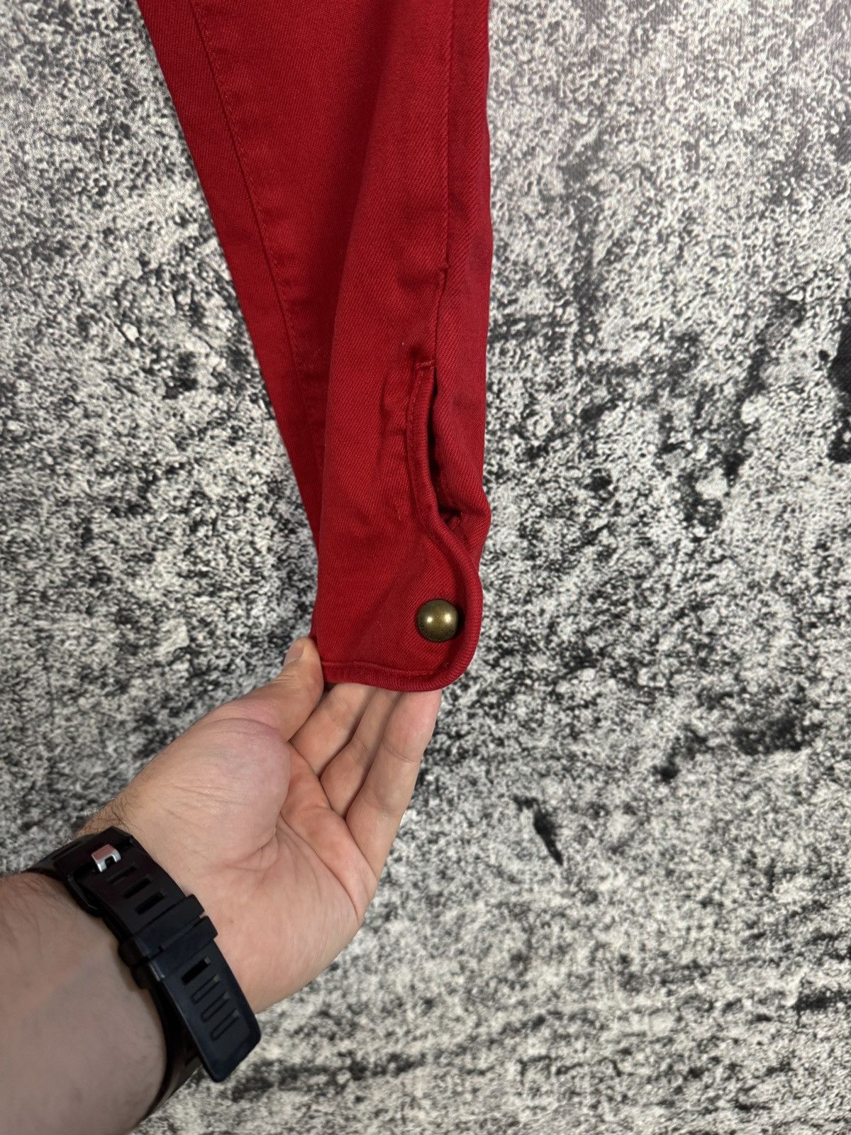 Polo Ralph Lauren × Ralph Lauren Polo Ralph Lauren Skinny Denim Red Pants Whitlyn Jod Size 28 Size 28" / US 6 / IT 42 - 6 Thumbnail